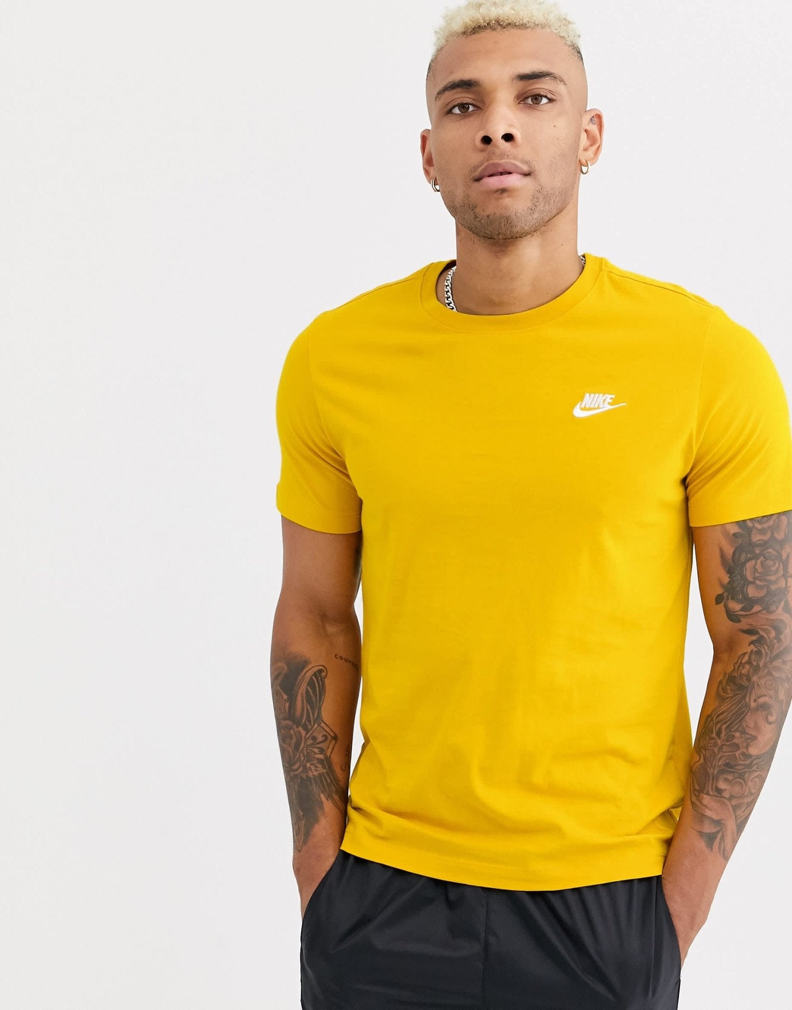 Nike Club t-shirt in yellow - ASOS Sample Sale EU Store