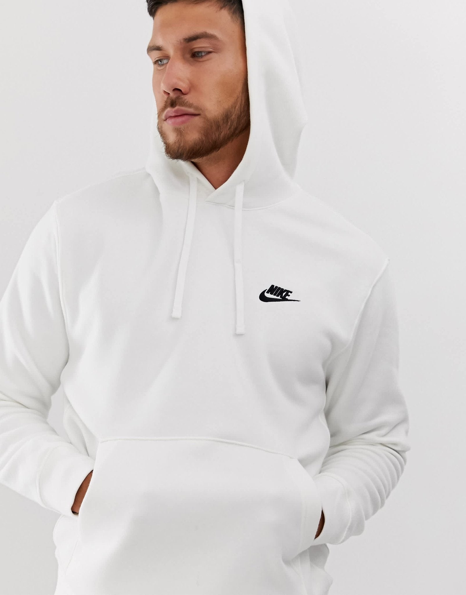 Nike Club unisex hoodie in white - ASOS Sample Sale EU Store