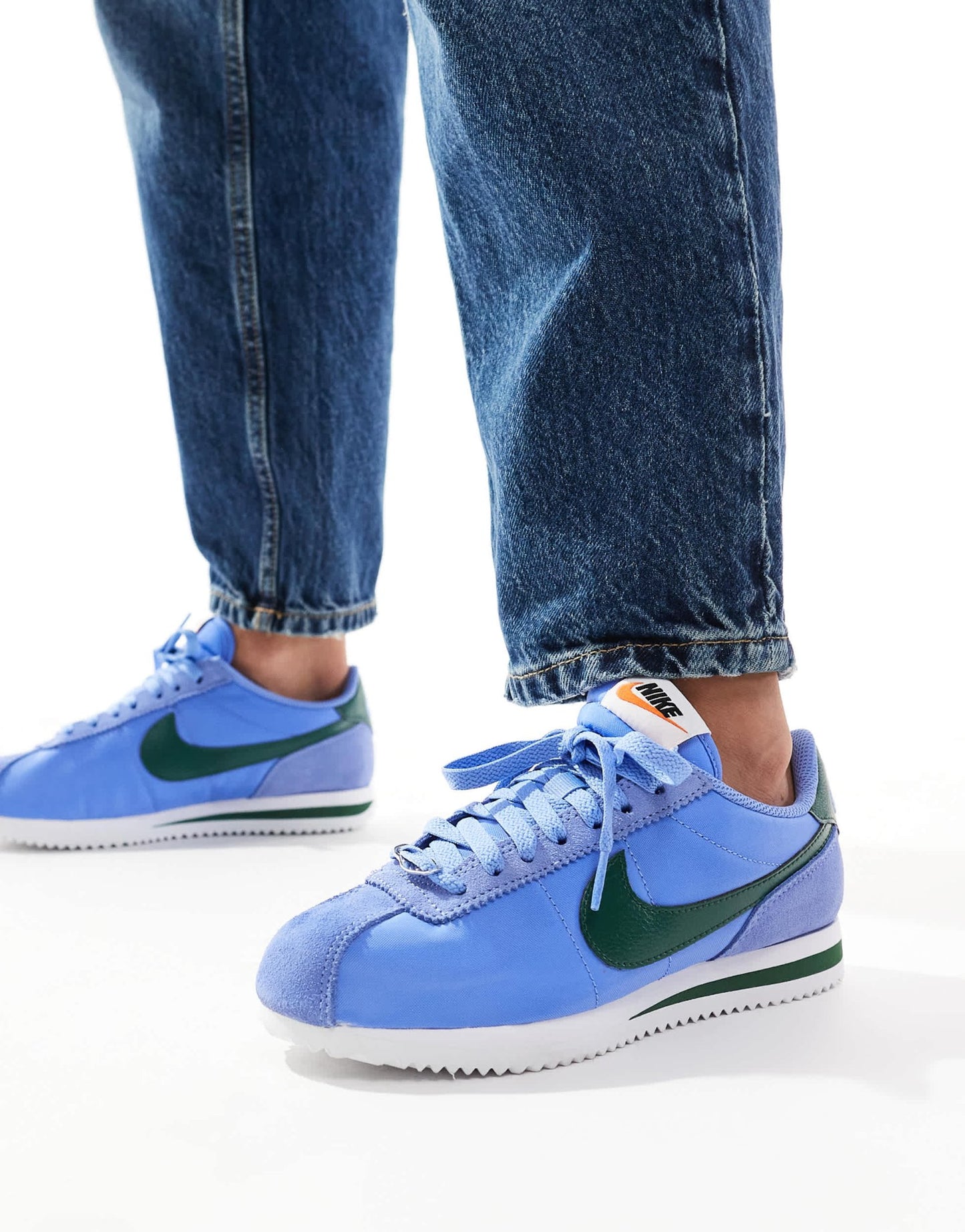 Nike Cortez trainers in blue and green - ASOS Sample Sale EU Store