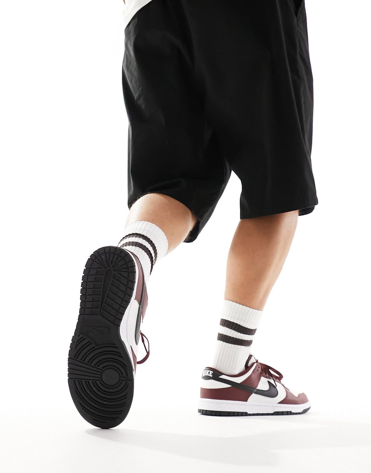 Nike Dunk Low CP2 men's trainers in dark red and white - ASOS Sample Sale EU Store