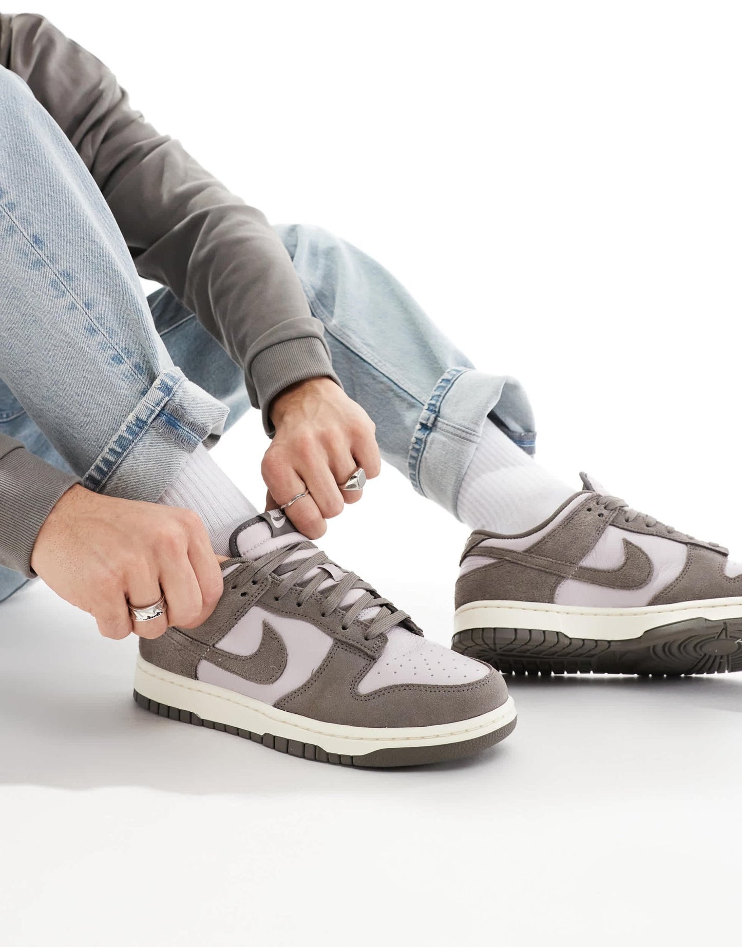 Nike Dunk low retro trainers in grey - ASOS Sample Sale EU Store