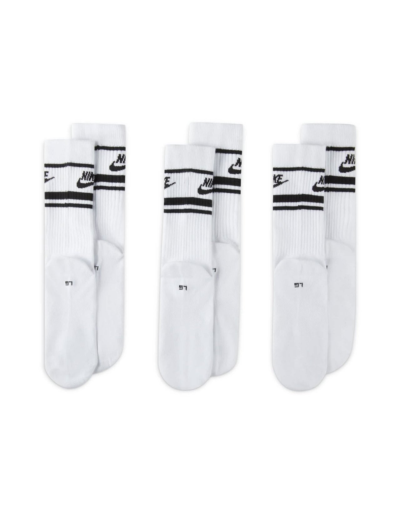Nike Everyday Essential 3 pack ankle socks in white and black - ASOS Sample Sale EU Store
