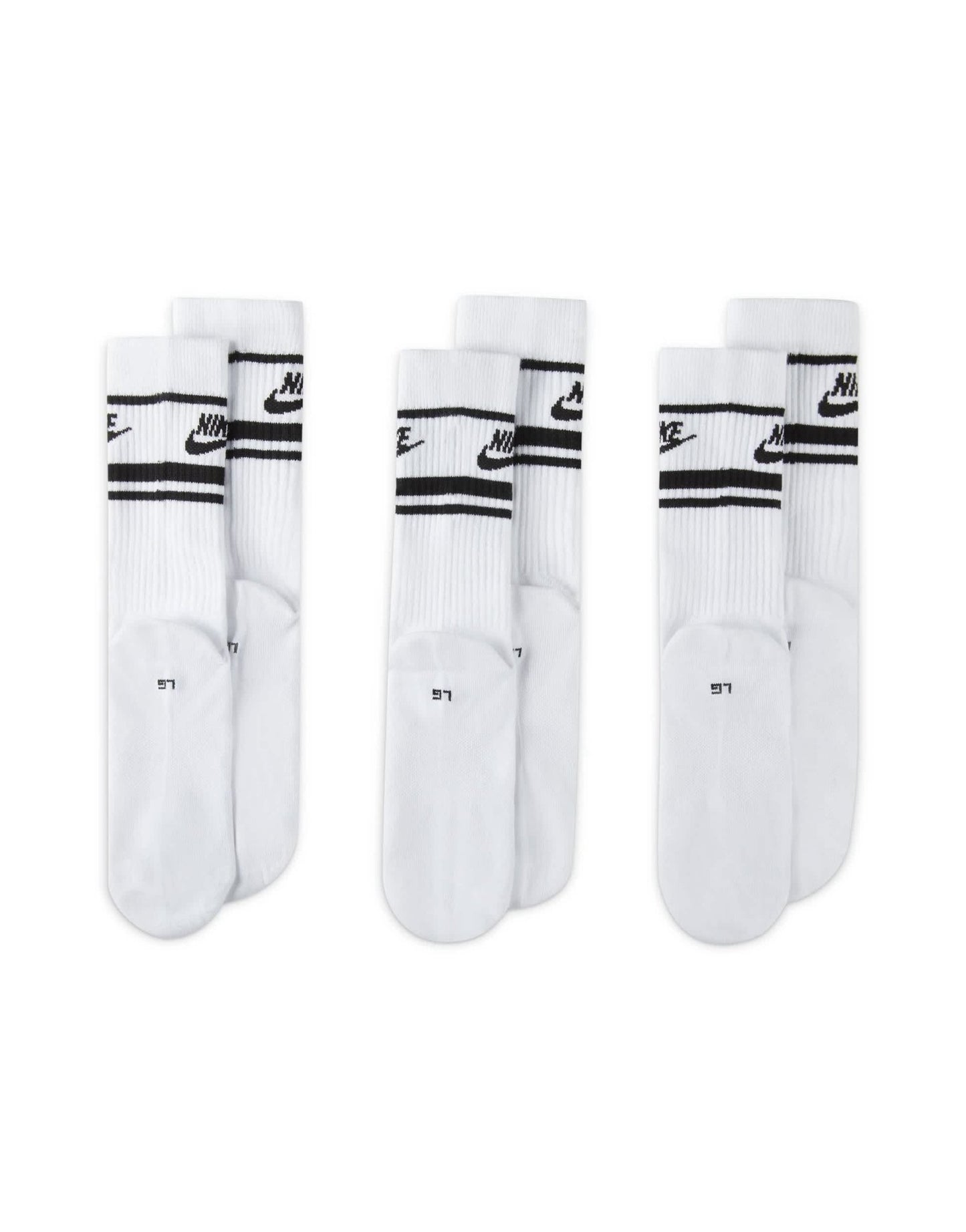 Nike Everyday Essential 3 pack ankle socks in white and black - ASOS Sample Sale EU Store