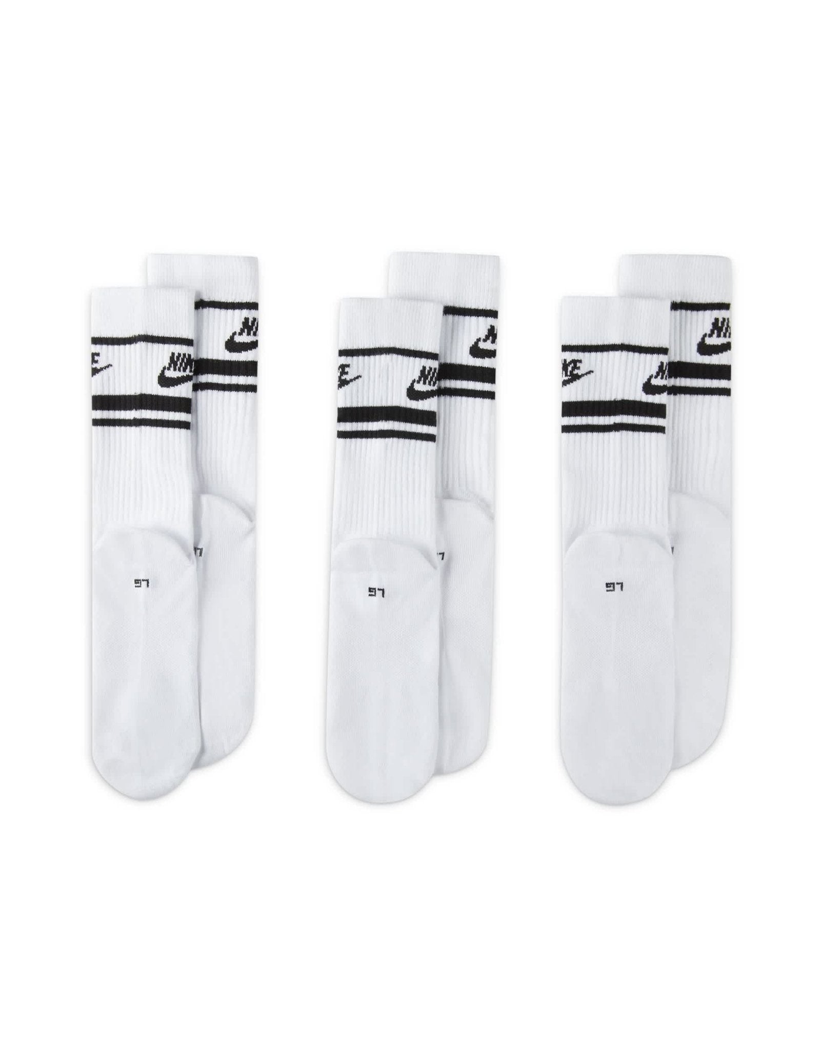 Nike Everyday Essential 3 pack ankle socks in white and black - ASOS Sample Sale EU Store