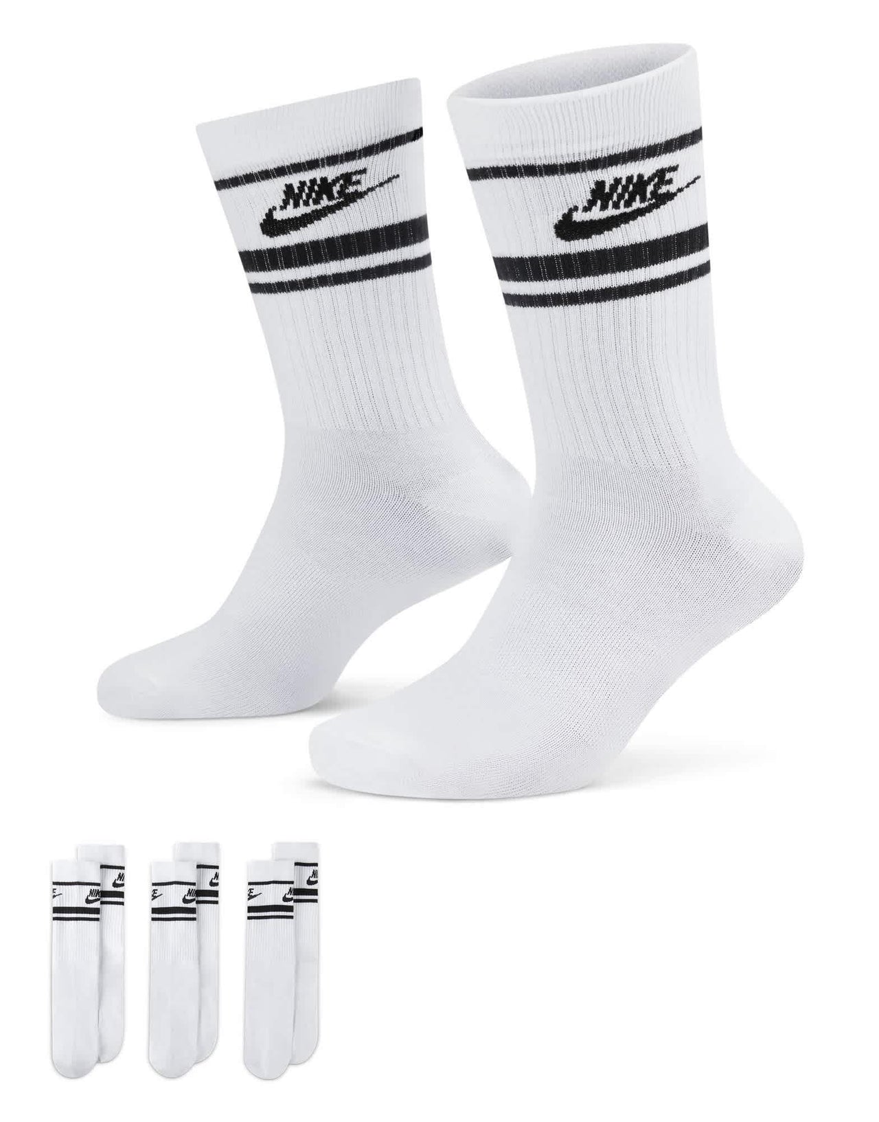Nike Everyday Essential 3 pack ankle socks in white and black - ASOS Sample Sale EU Store