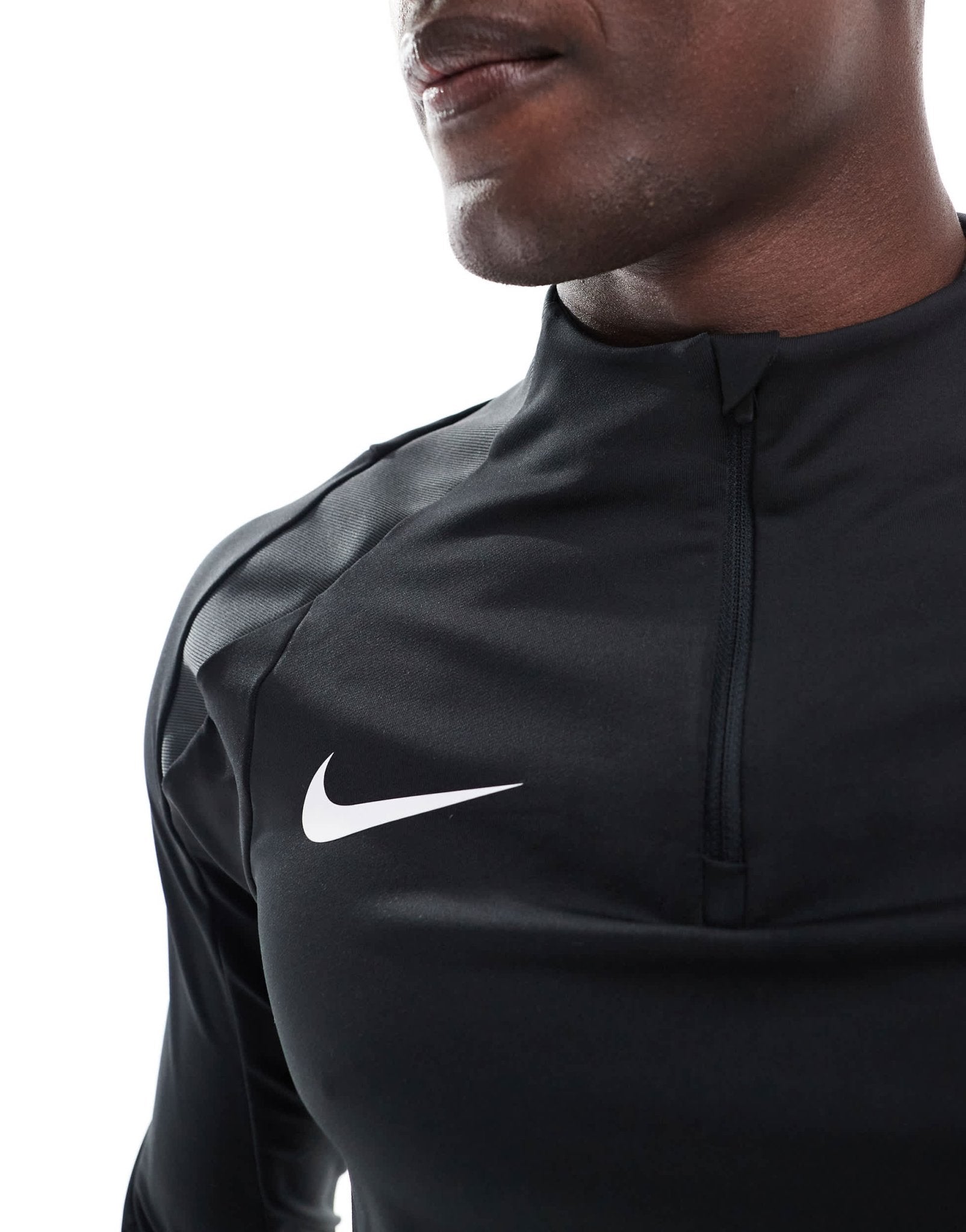 Nike Football Strike 1/4 zip sweatshirt in black - ASOS Sample Sale EU Store