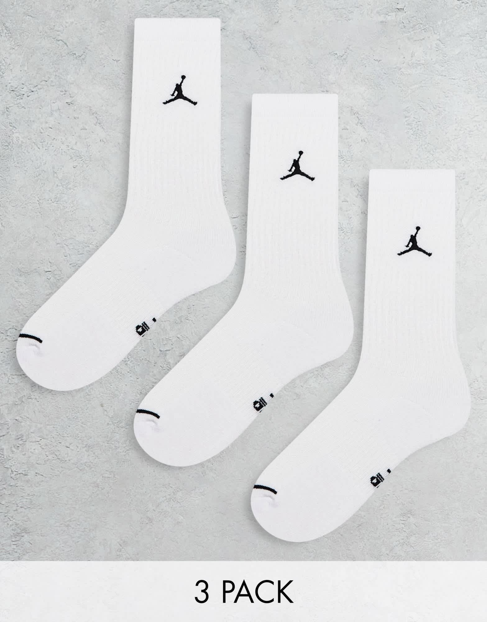 Nike Jordan 3 pack socks in white - ASOS Sample Sale EU Store