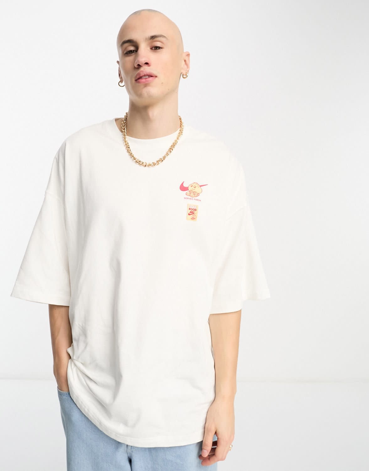Nike M90 Sole Food LBR t-shirt in white - ASOS Sample Sale EU Store
