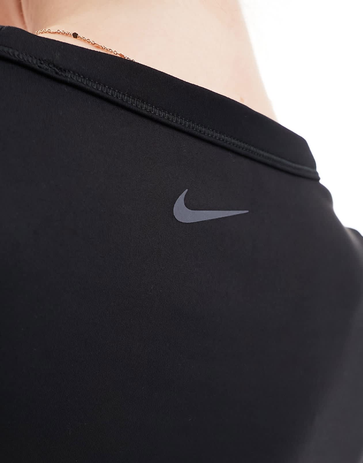 Nike One Dri - Fit tight crop t-shirt in black - ASOS Sample Sale EU Store