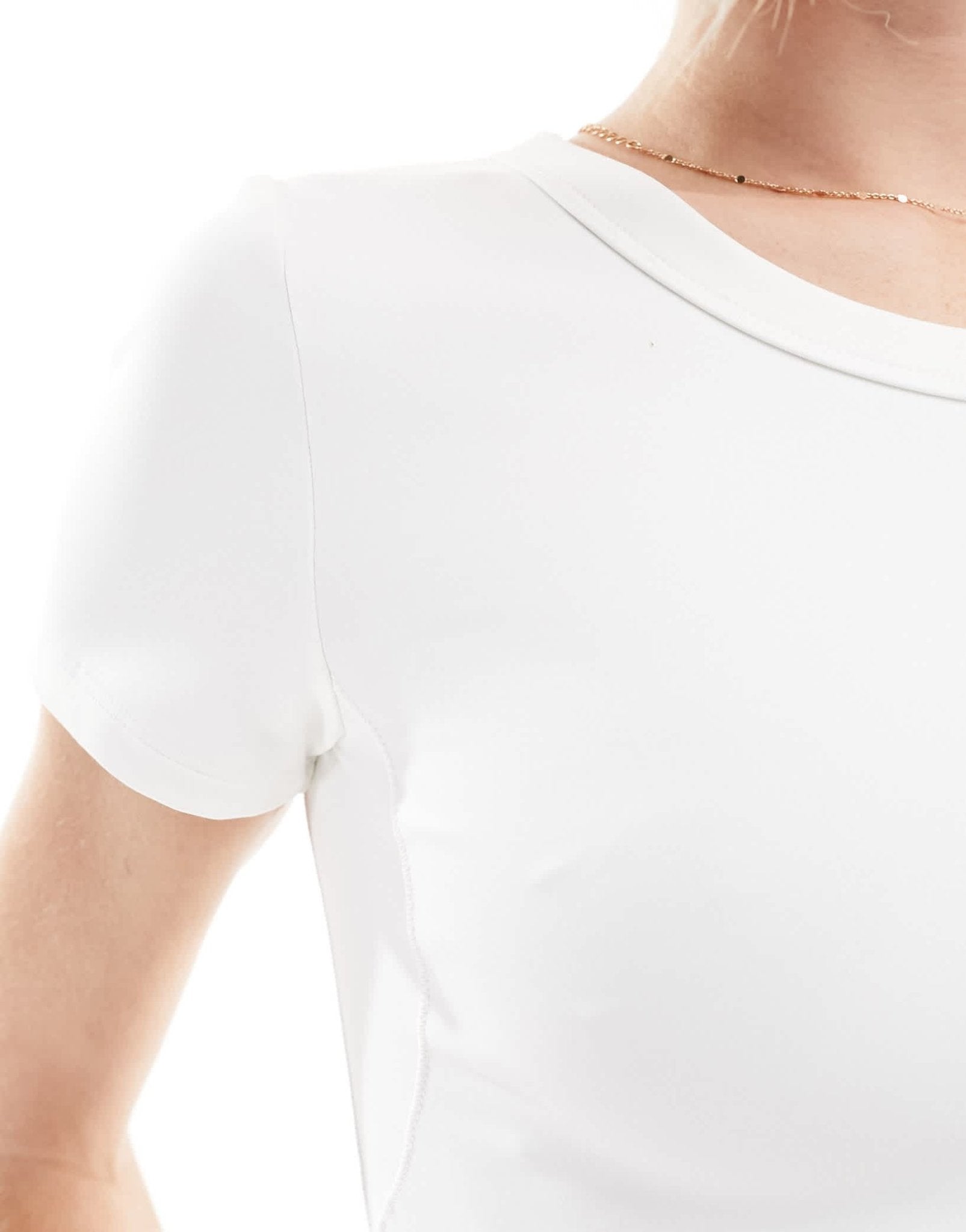 Nike One Dri - Fit tight crop t-shirt in white - ASOS Sample Sale EU Store