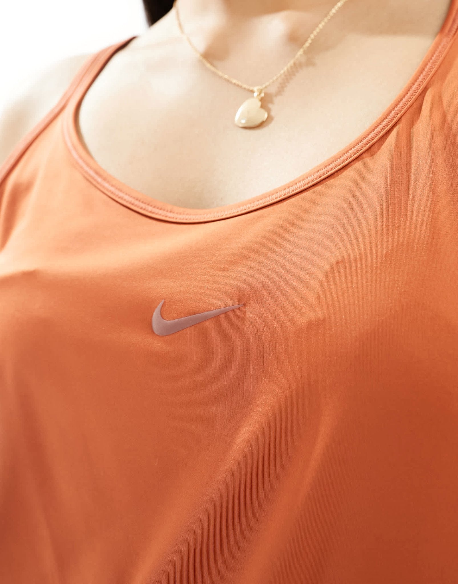 Nike One Training Dri - Fit classic strappy tank top in orange - ASOS Sample Sale EU Store