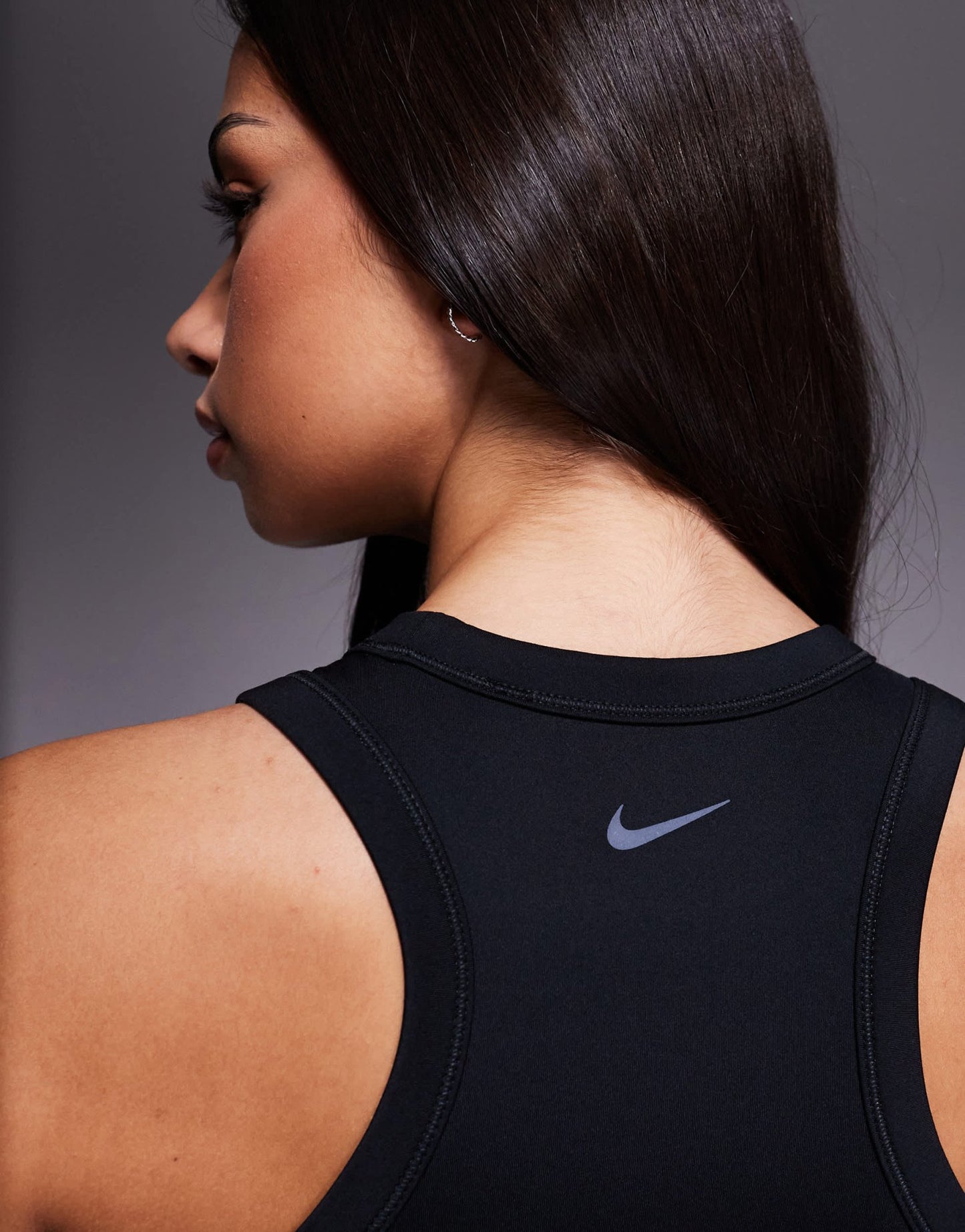 Nike One Training Dri - FIT cropped vest in black - ASOS Sample Sale EU Store
