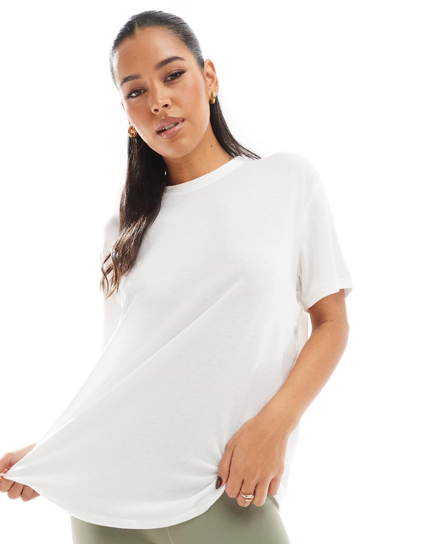 Nike One Training Dri - FIT relaxed t-shirt in white - ASOS Sample Sale EU Store