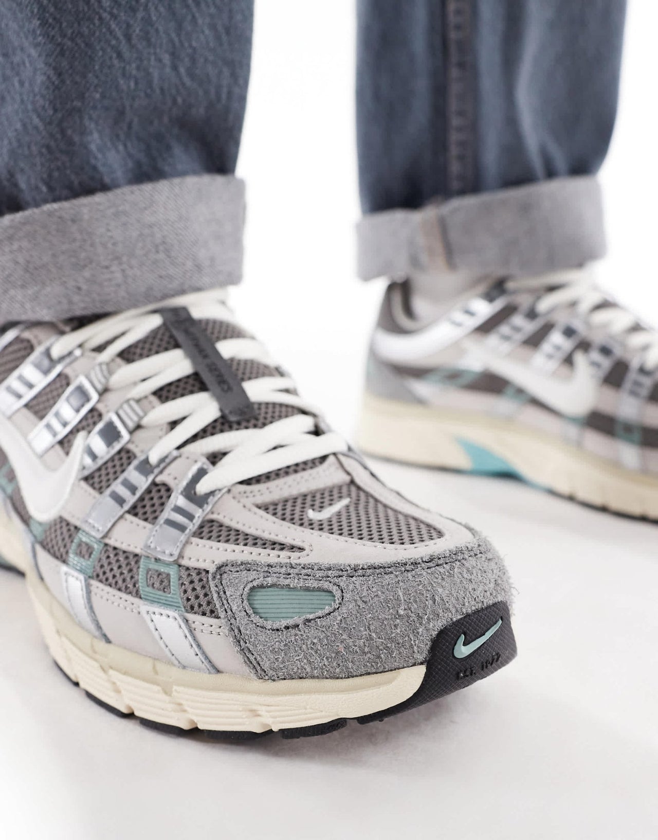 Nike P - 6000 unisex trainers in grey and off white - ASOS Sample Sale EU Store