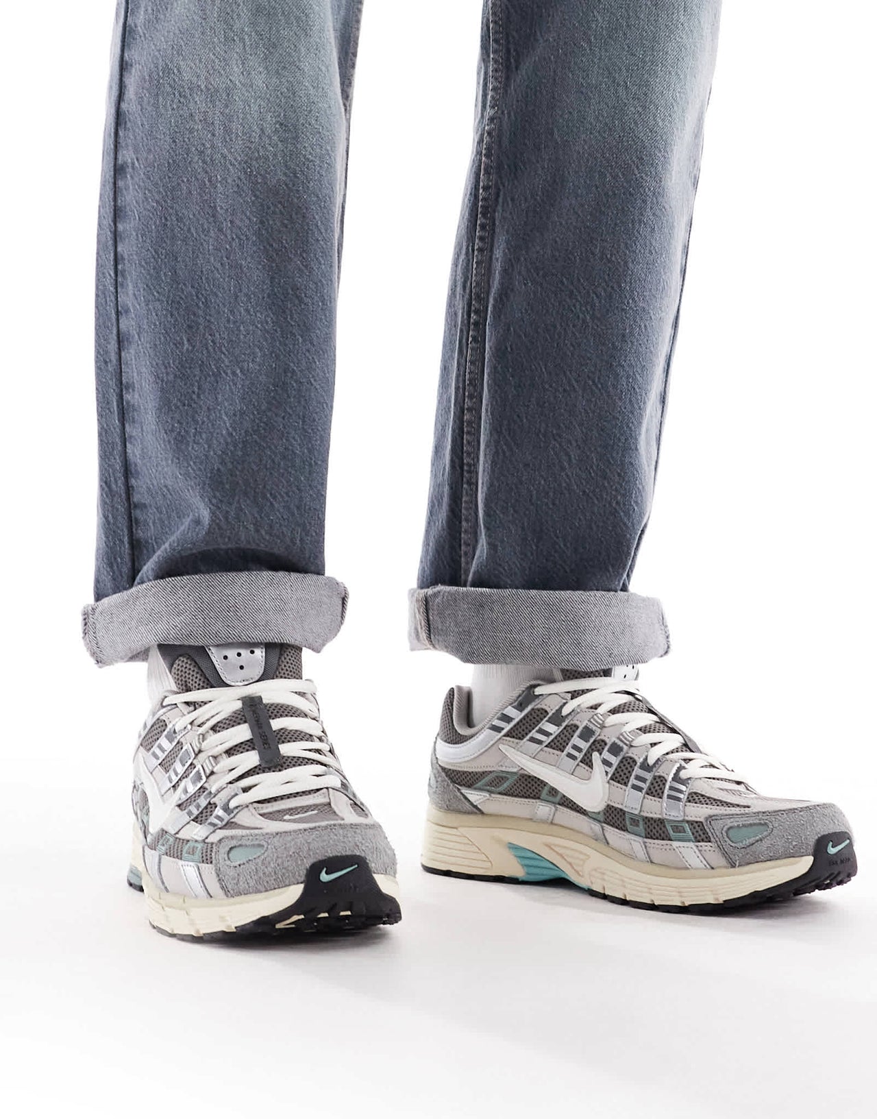 Nike P - 6000 unisex trainers in grey and off white - ASOS Sample Sale EU Store