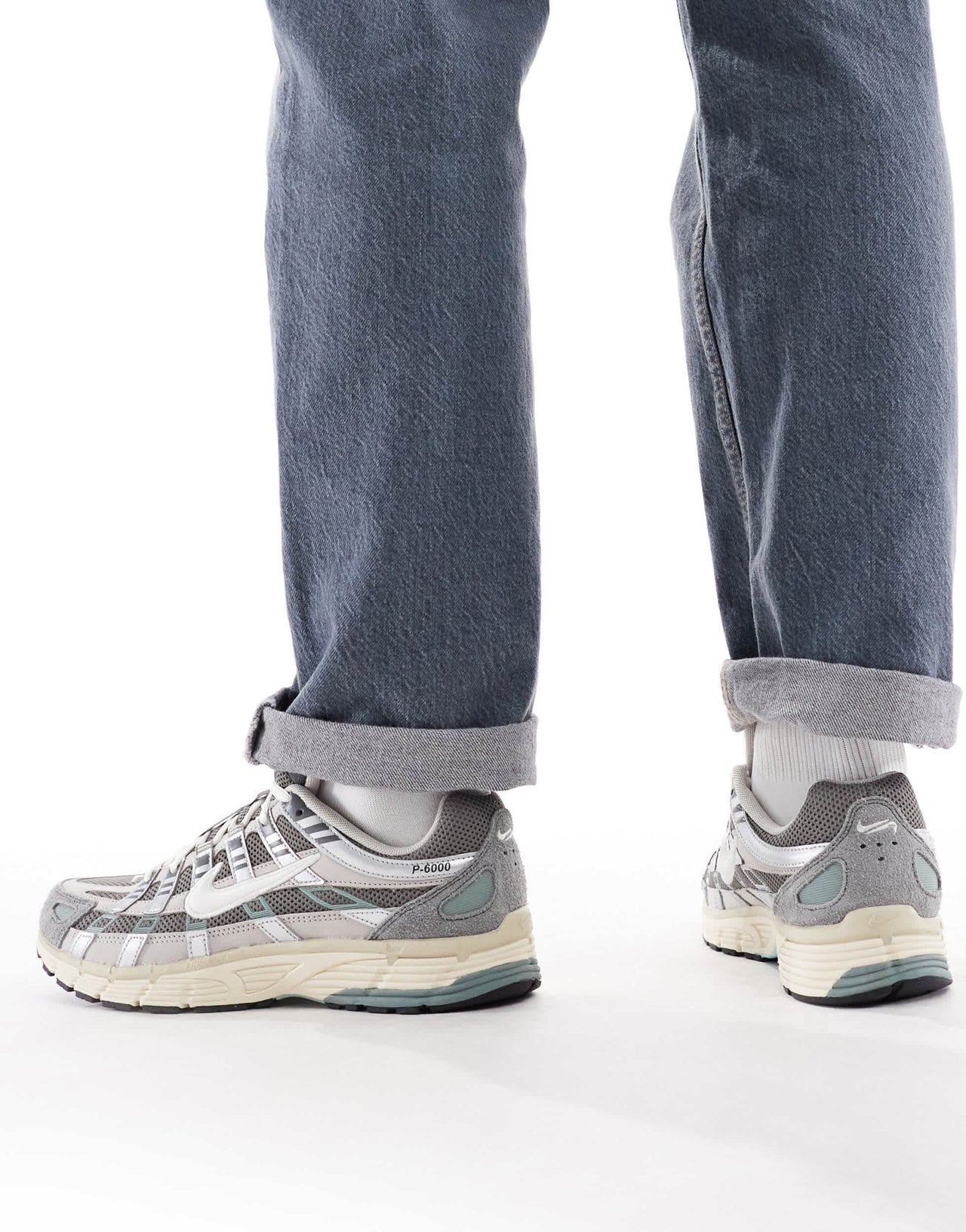 Nike P - 6000 unisex trainers in grey and off white - ASOS Sample Sale EU Store
