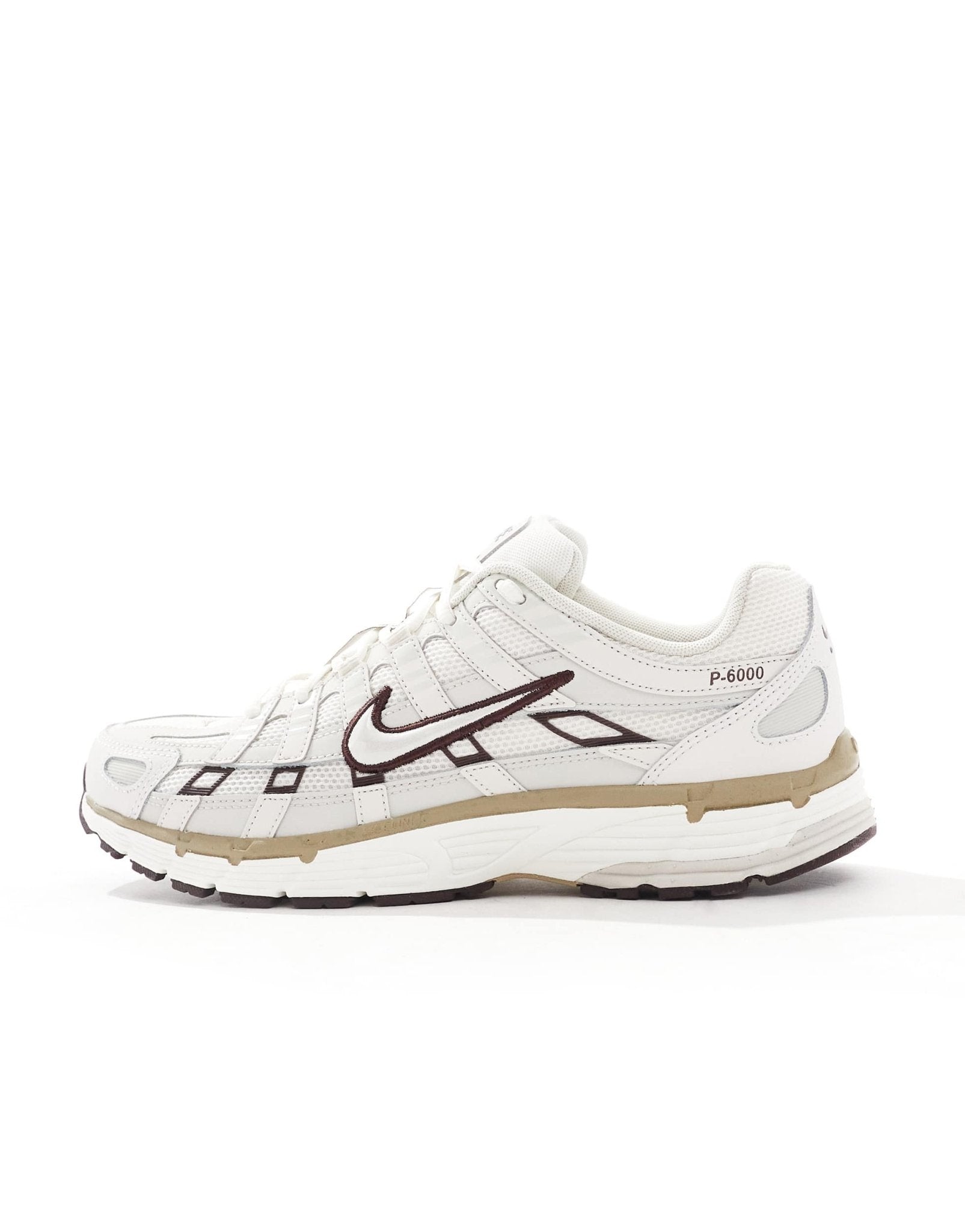 Nike P - 6000 unisex trainers in white and brown - ASOS Sample Sale EU Store