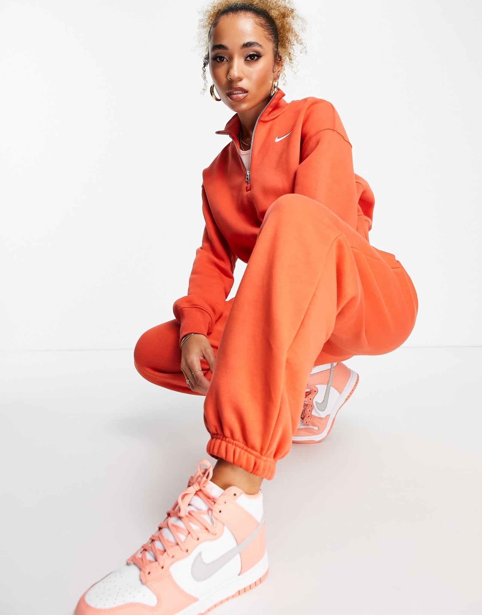 Nike Phoenix Fleece joggers in orange - ORANGE - ORANGE - ASOS Sample Sale EU Store