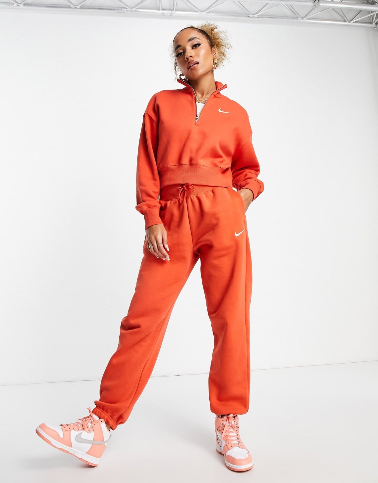 Nike Phoenix Fleece joggers in orange - ORANGE - ORANGE - ASOS Sample Sale EU Store
