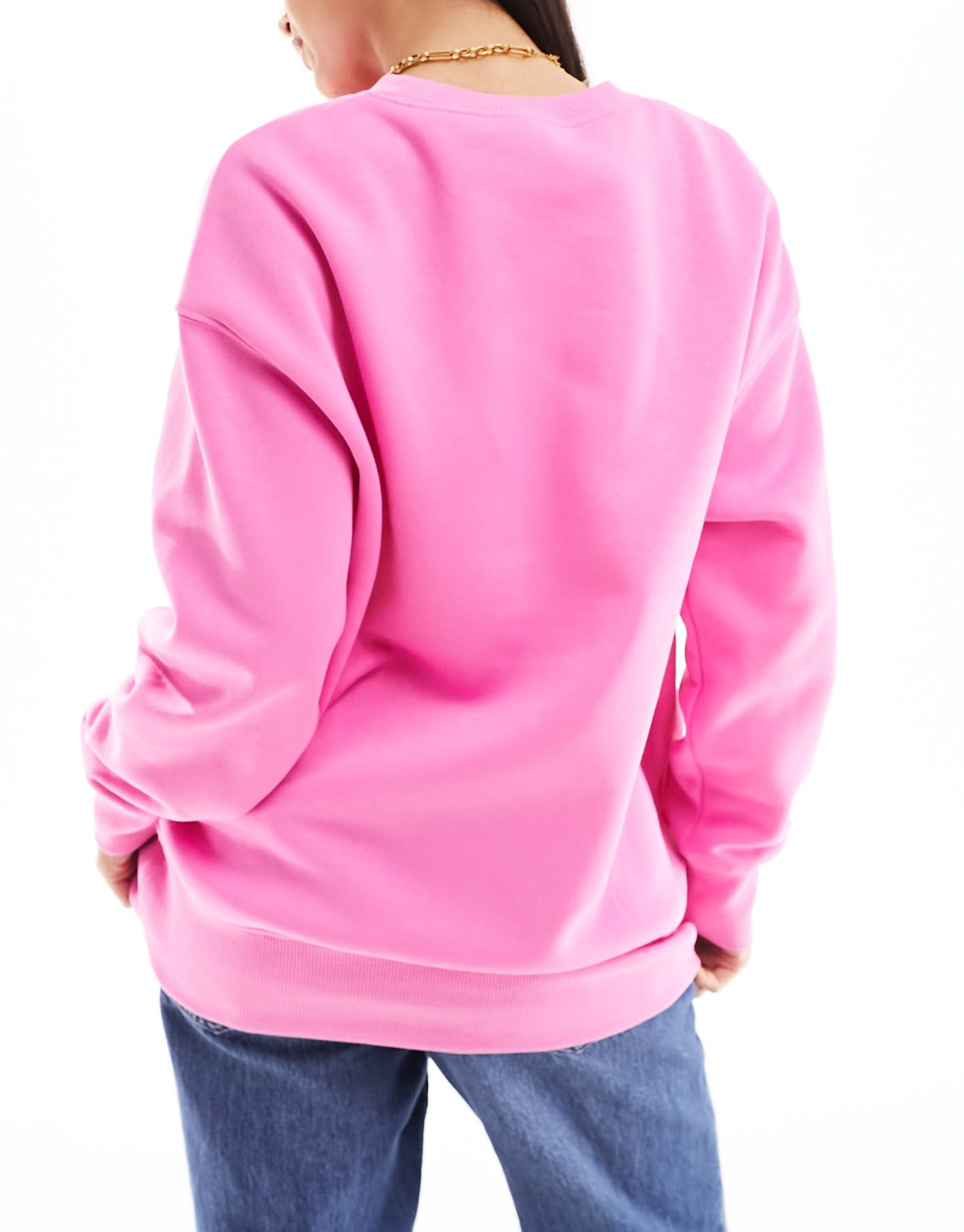 Nike Phoenix Fleece oversized sweatshirts in pink - ASOS Sample Sale EU Store
