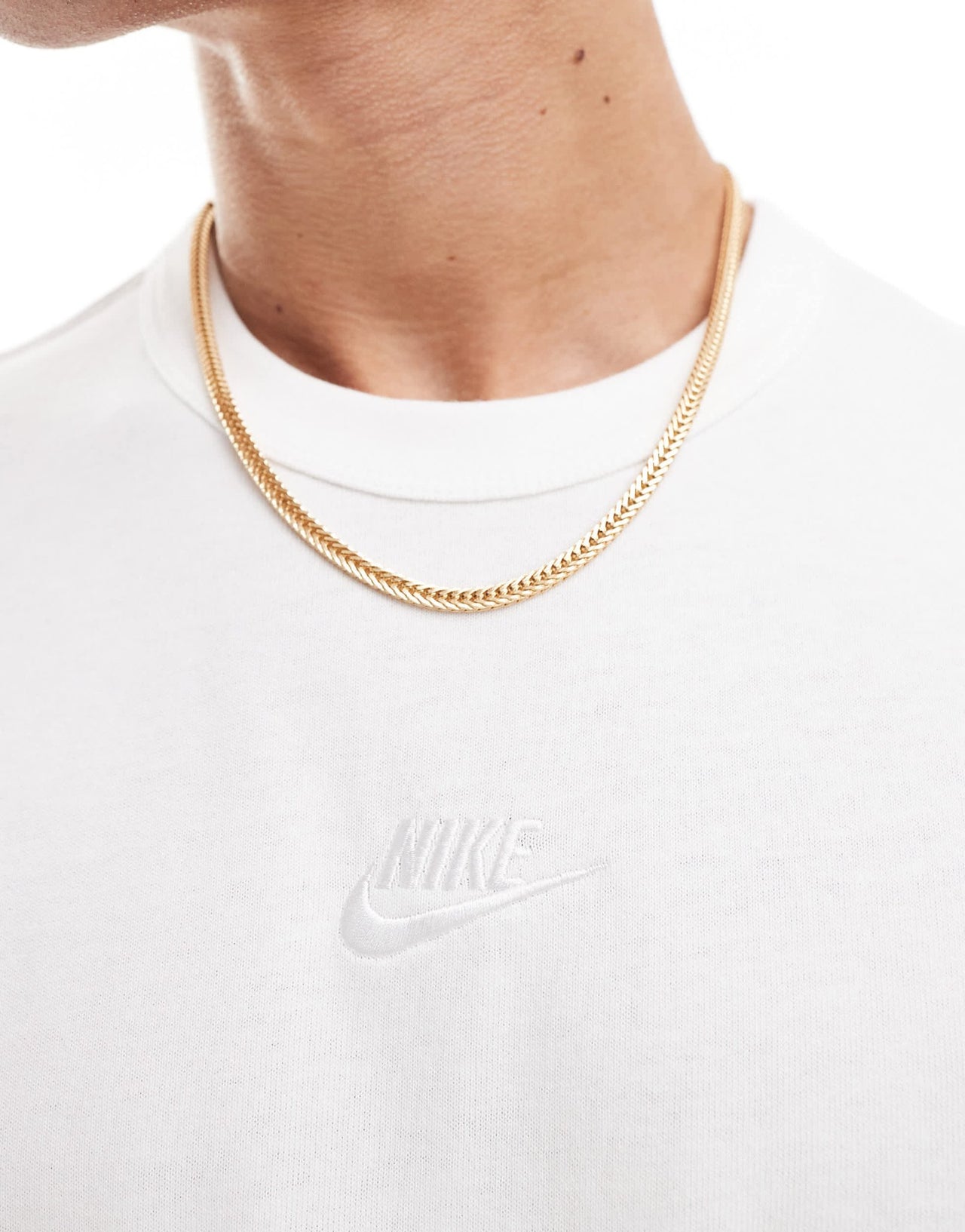 Nike Premium Essentials long sleeve t-shirt in white - ASOS Sample Sale EU Store