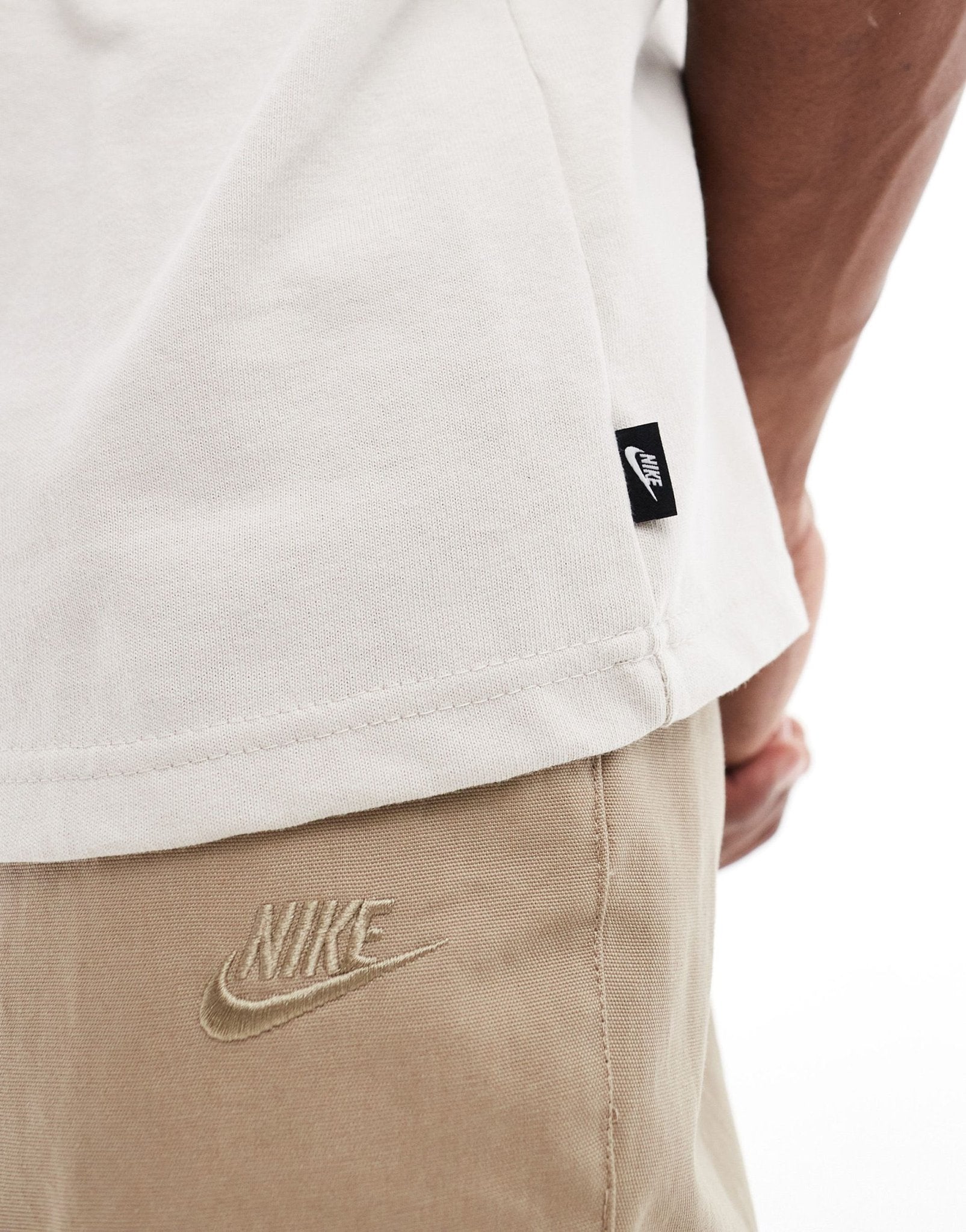 Nike premium essentials oversized t-shirt in off white - ASOS Sample Sale EU Store