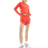Nike Running Aeroswift Dri-FIT plisse mid rise shorts in red