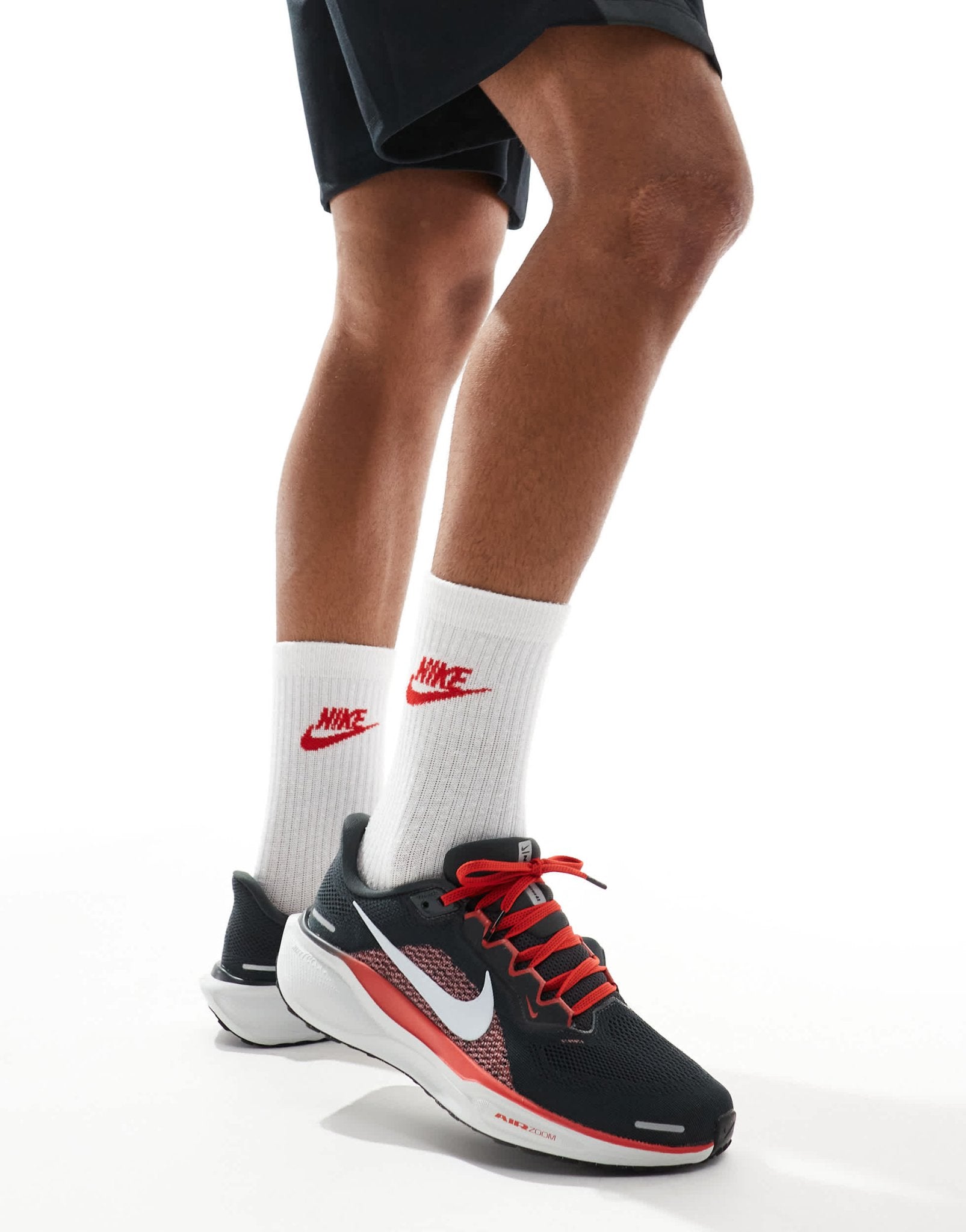 Nike Running Air Zoom Pegasus 41 trainers in grey and red - ASOS Sample Sale EU Store