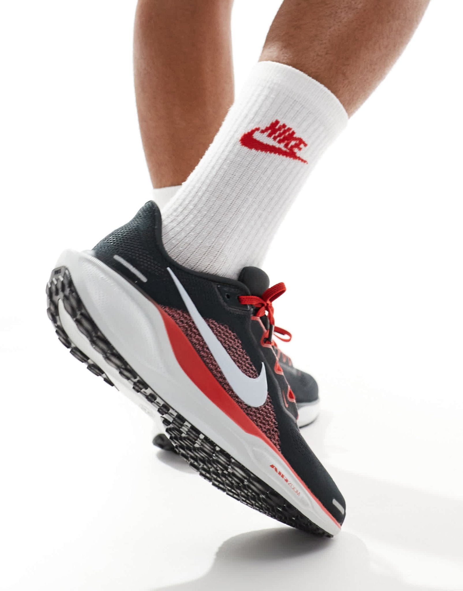 Nike Running Air Zoom Pegasus 41 trainers in grey and red - ASOS Sample Sale EU Store