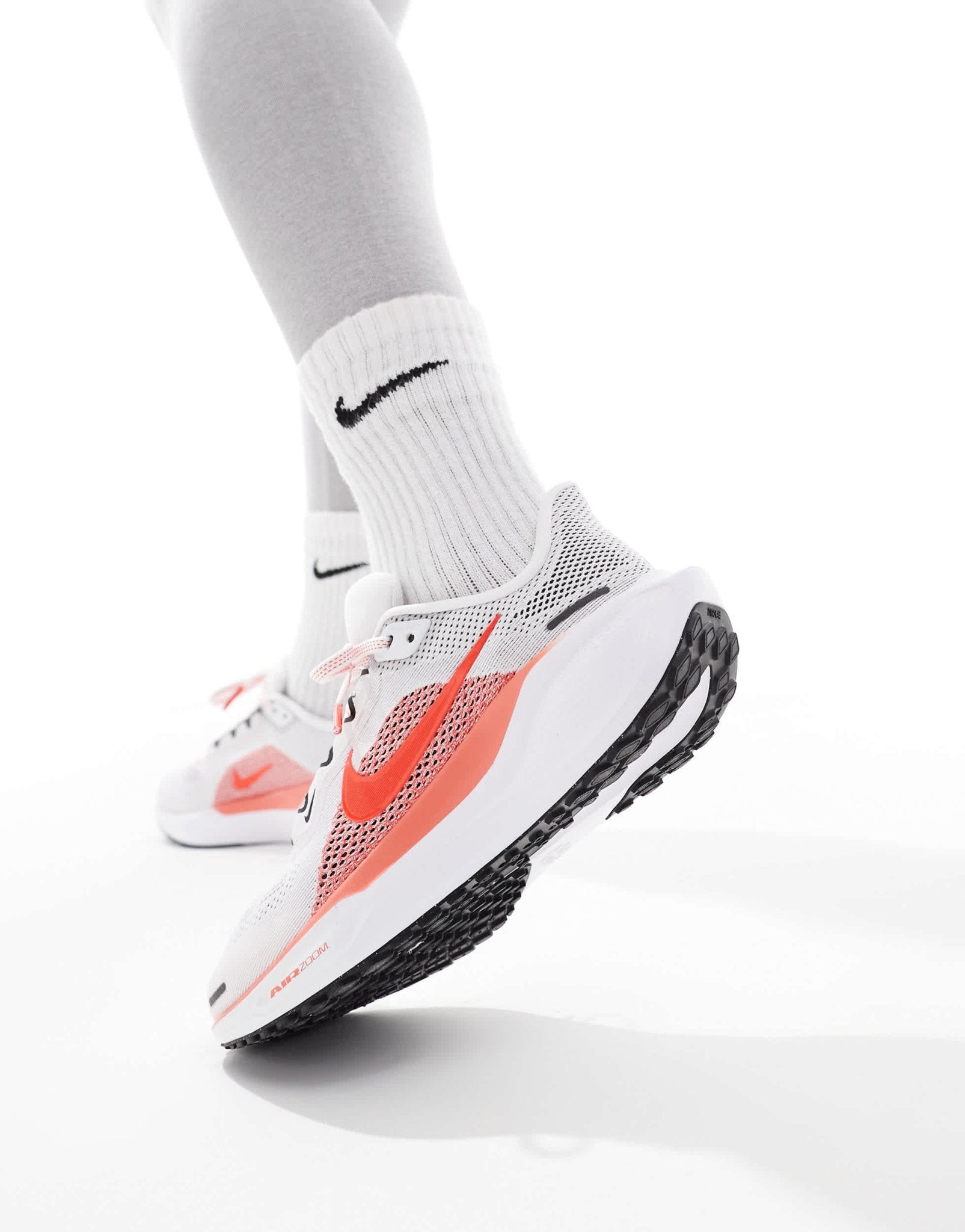 Nike Running Air Zoom Pegasus 41 trainers in white and pink - ASOS Sample Sale EU Store