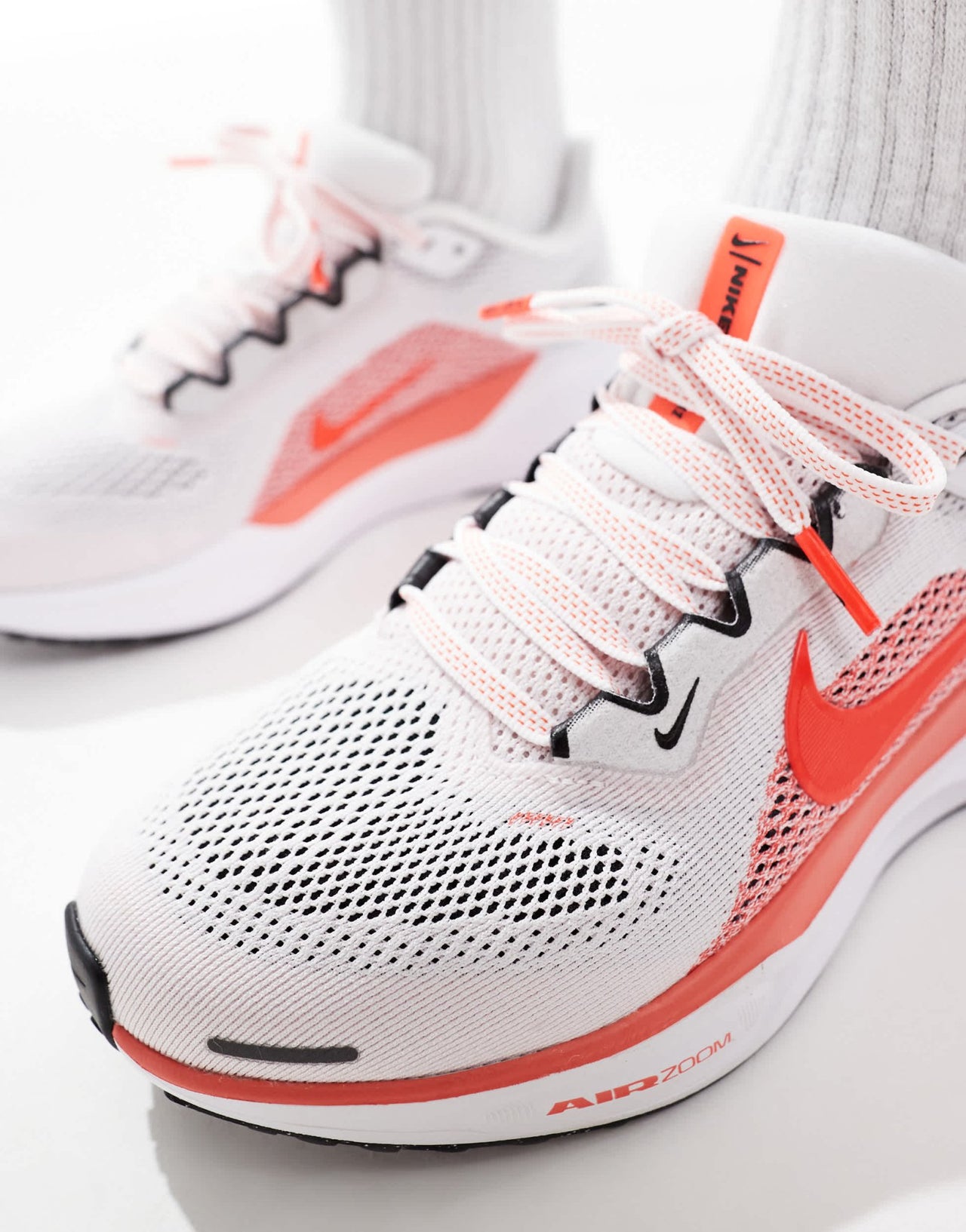 Nike Running Air Zoom Pegasus 41 trainers in white and pink - ASOS Sample Sale EU Store