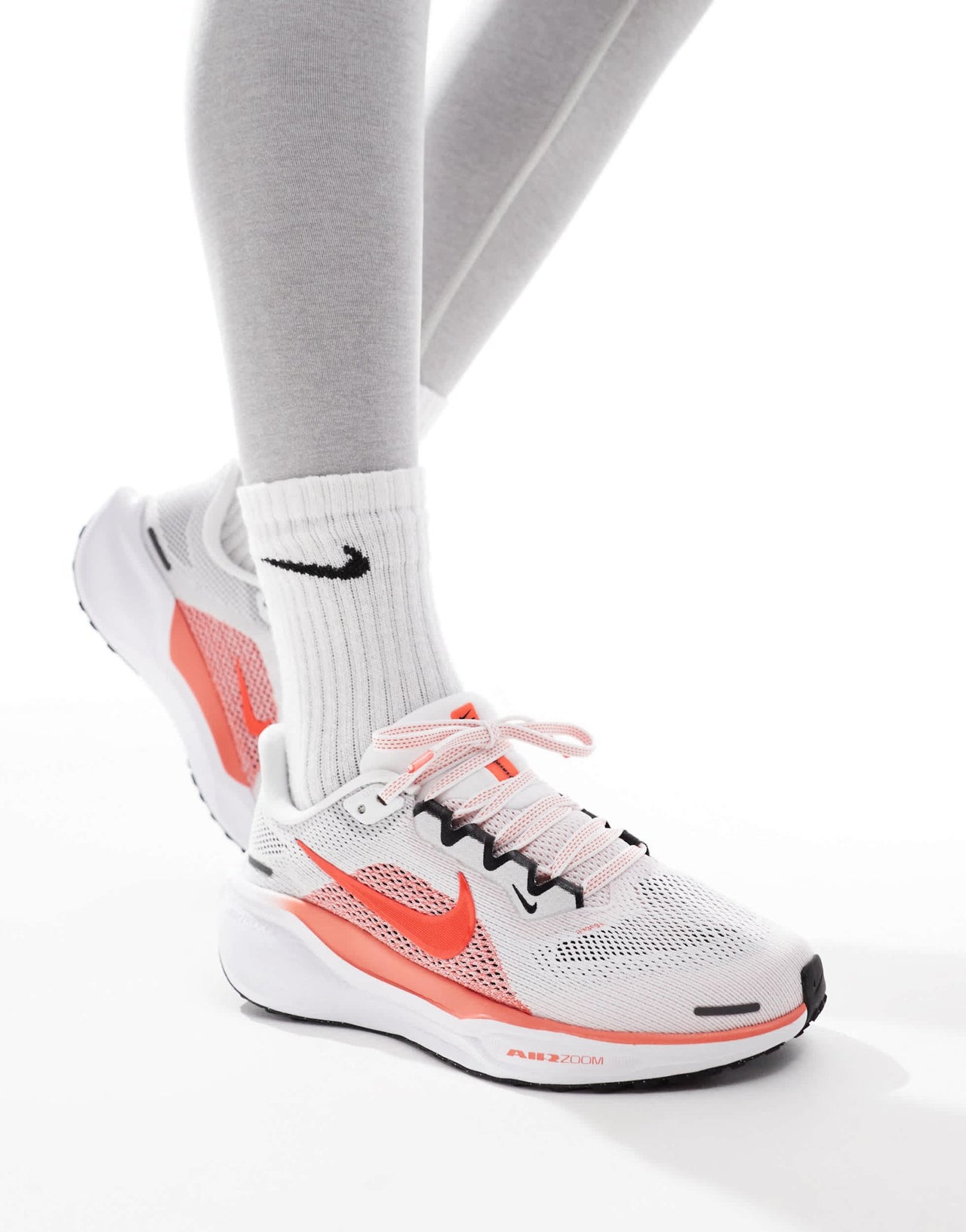 Nike Running Air Zoom Pegasus 41 trainers in white and pink - ASOS Sample Sale EU Store