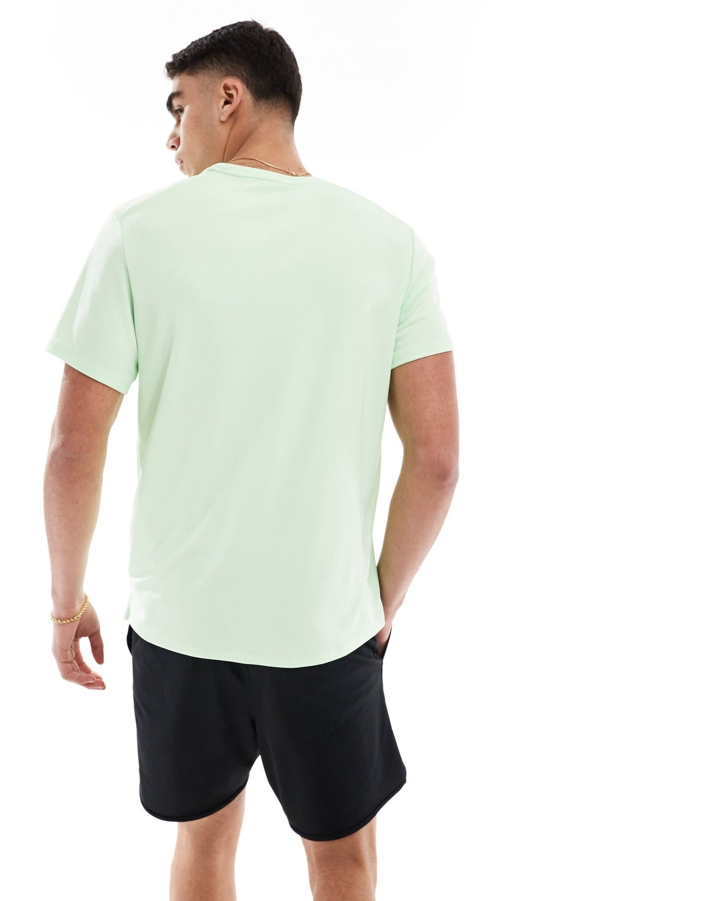 Nike Running Miler Dri - FIT t-shirt in light green - ASOS Sample Sale EU Store