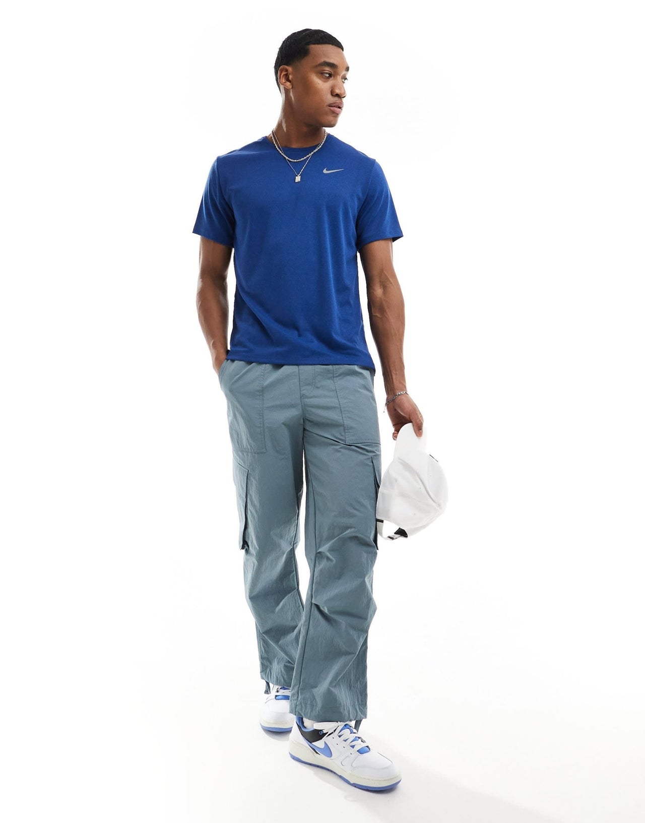 Nike Running Miler Dri - FIT t-shirt in royal blue - ASOS Sample Sale EU Store