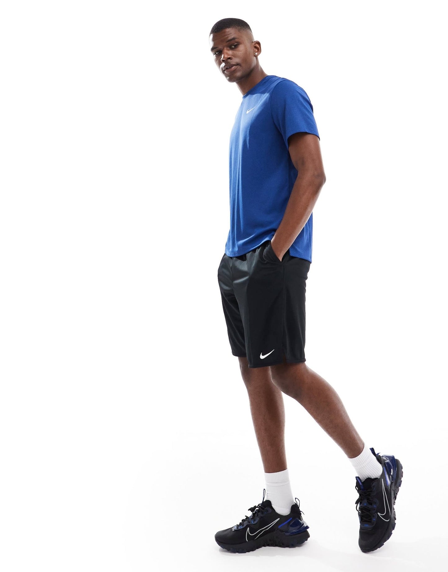 Nike Running Miler Dri - FIT t-shirt in royal blue - ASOS Sample Sale EU Store