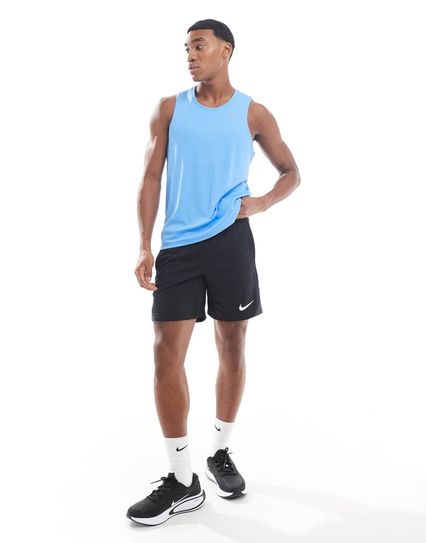 Nike Running Miler Dri - FIT vest in blue - ASOS Sample Sale EU Store