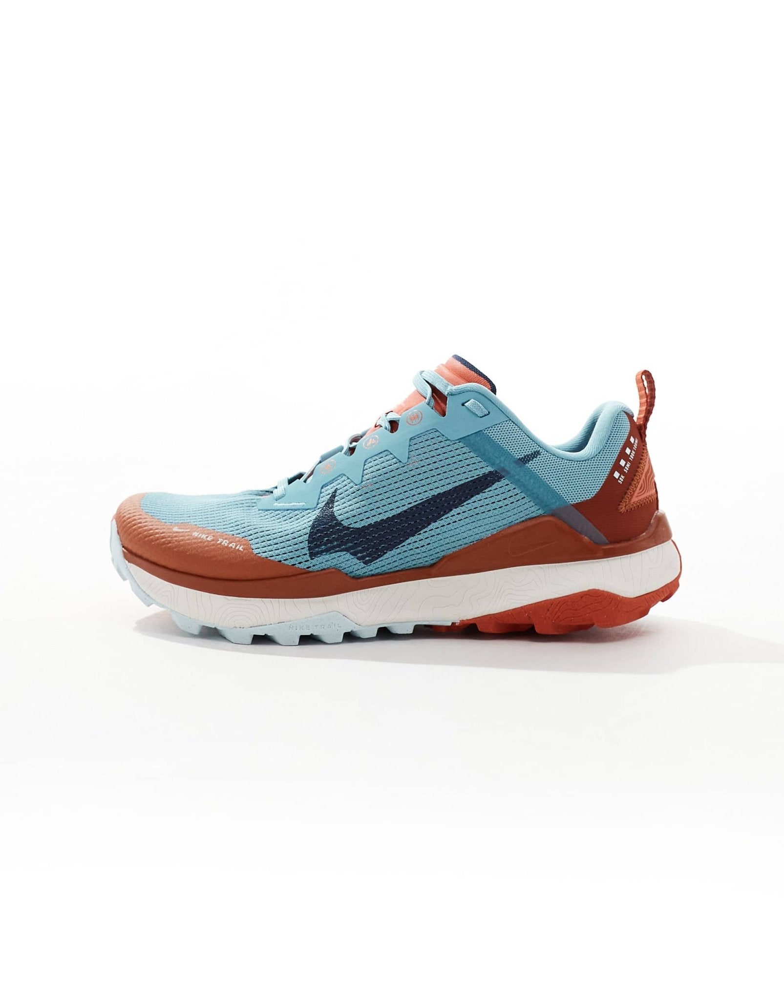 Nike Running React Wildhorse 8 trainers in light blue and orange - ASOS Sample Sale EU Store