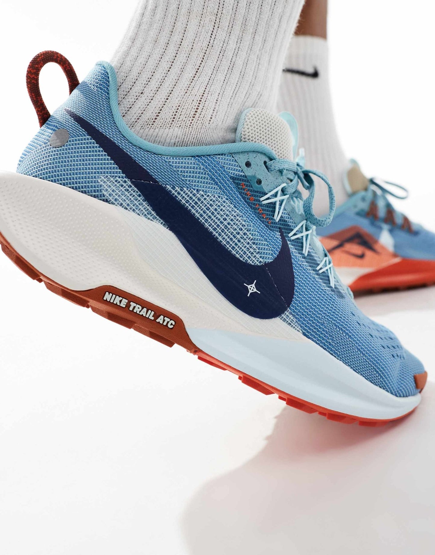 Nike Running ReactX Pegasus Trail 5 trainers in light blue - ASOS Sample Sale EU Store