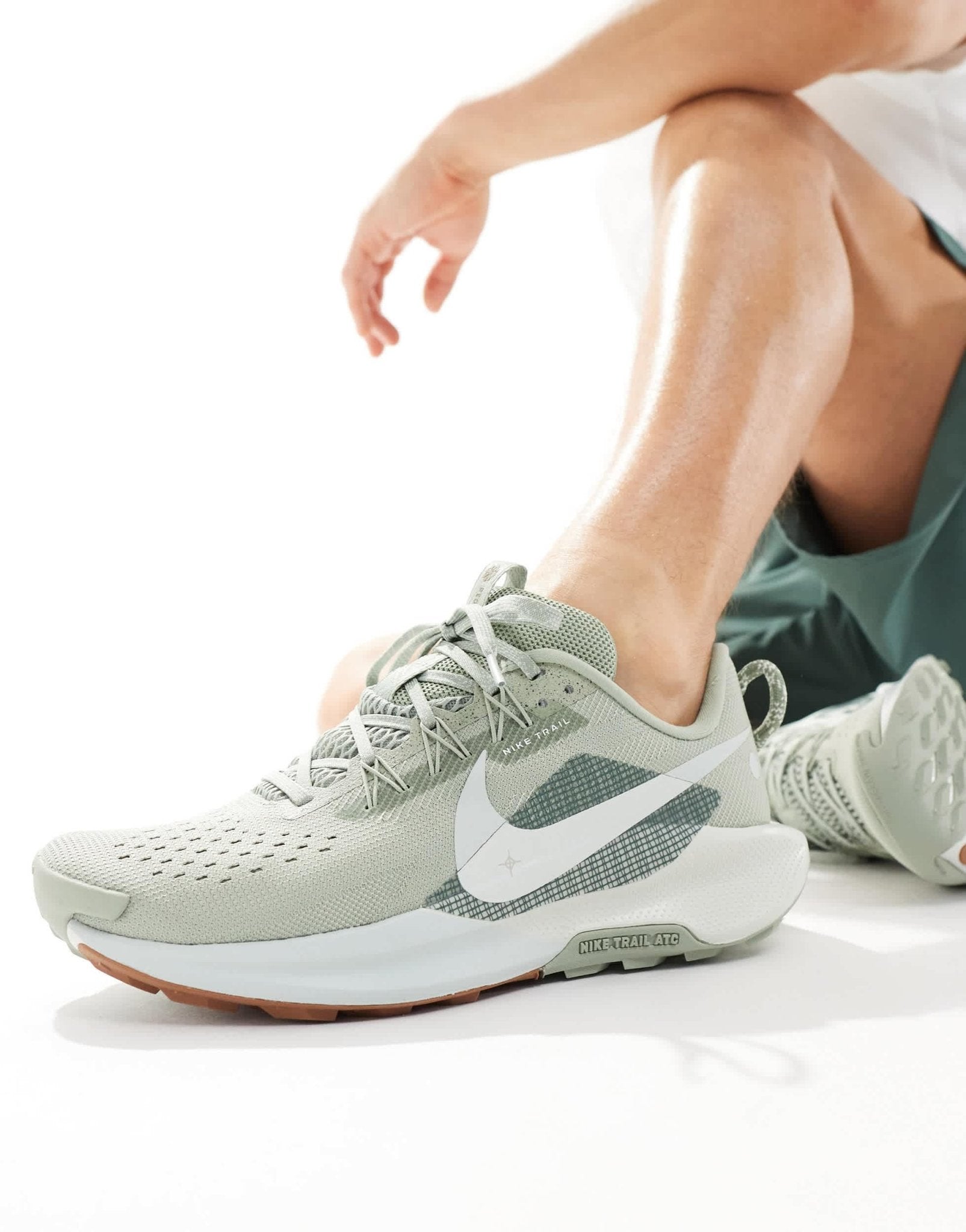 Nike Running ReactX Pegasus Trail 5 trainers in light green - MGREEN - ASOS Sample Sale EU Store