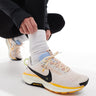 Zapatillas Nike Running ReactX Pegasus Trail 5 en blanco y amarillo