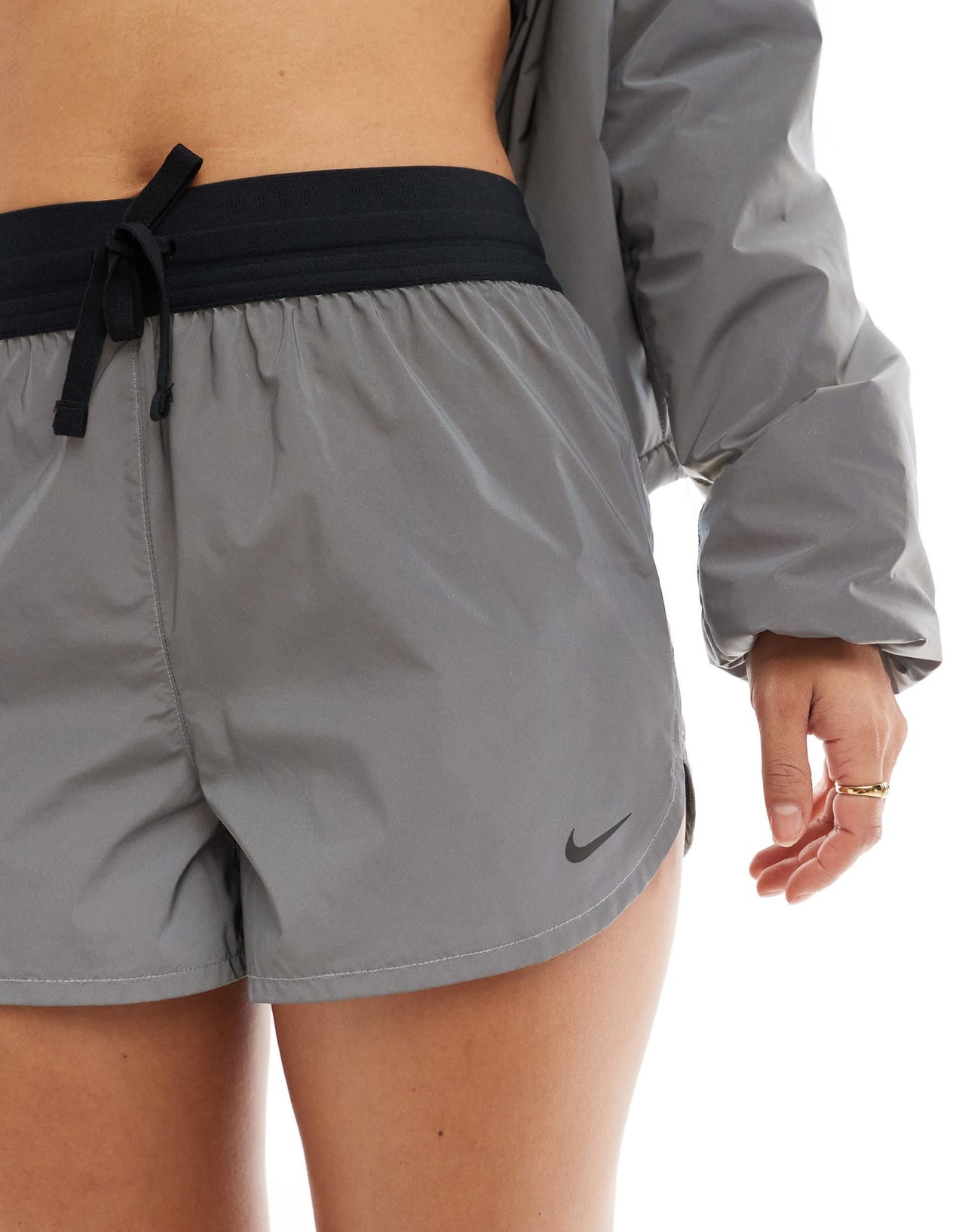 Nike Running Run Division 3 inch reflective shorts in silver - ASOS Sample Sale EU Store