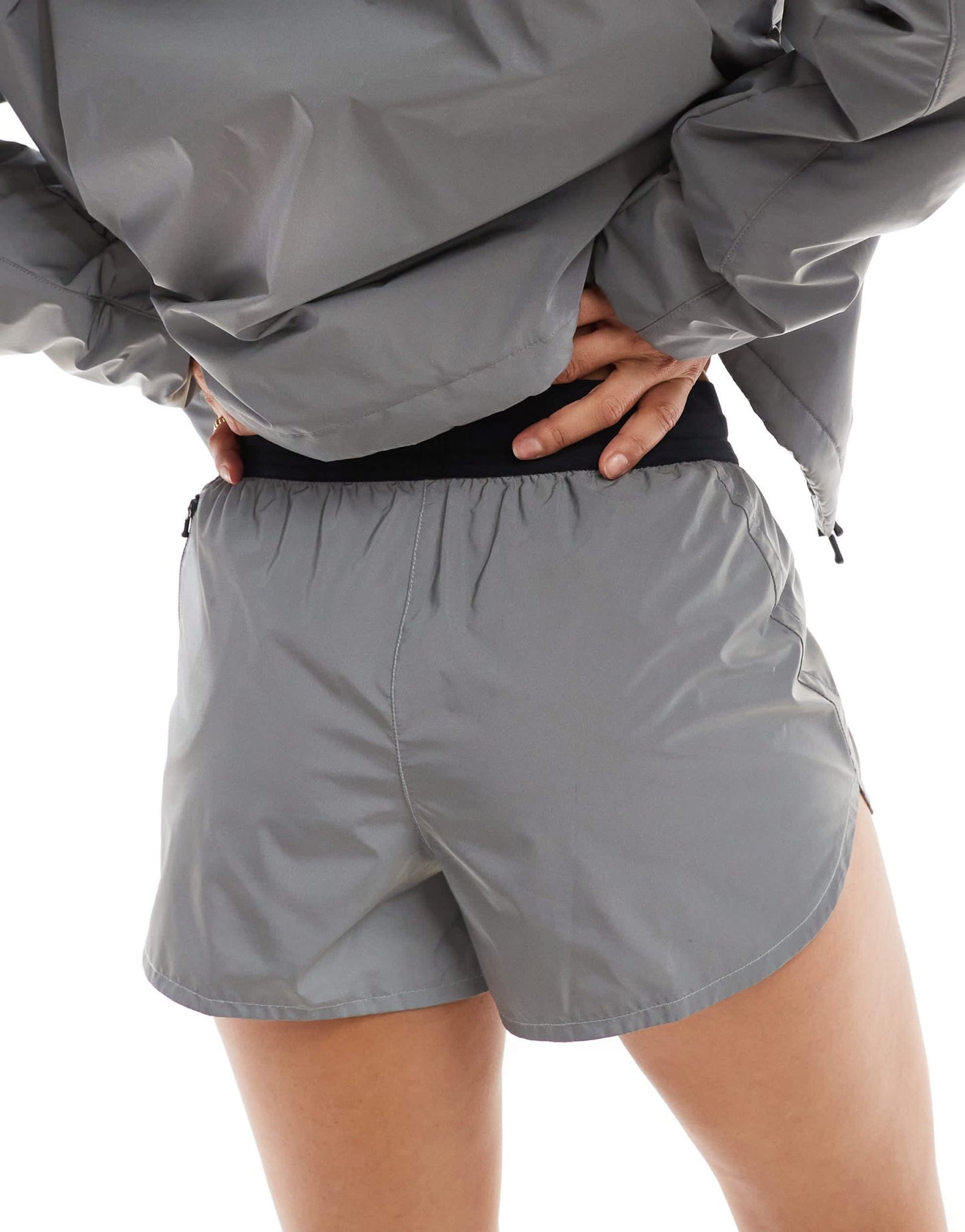 Nike Running Run Division 3 inch reflective shorts in silver - ASOS Sample Sale EU Store