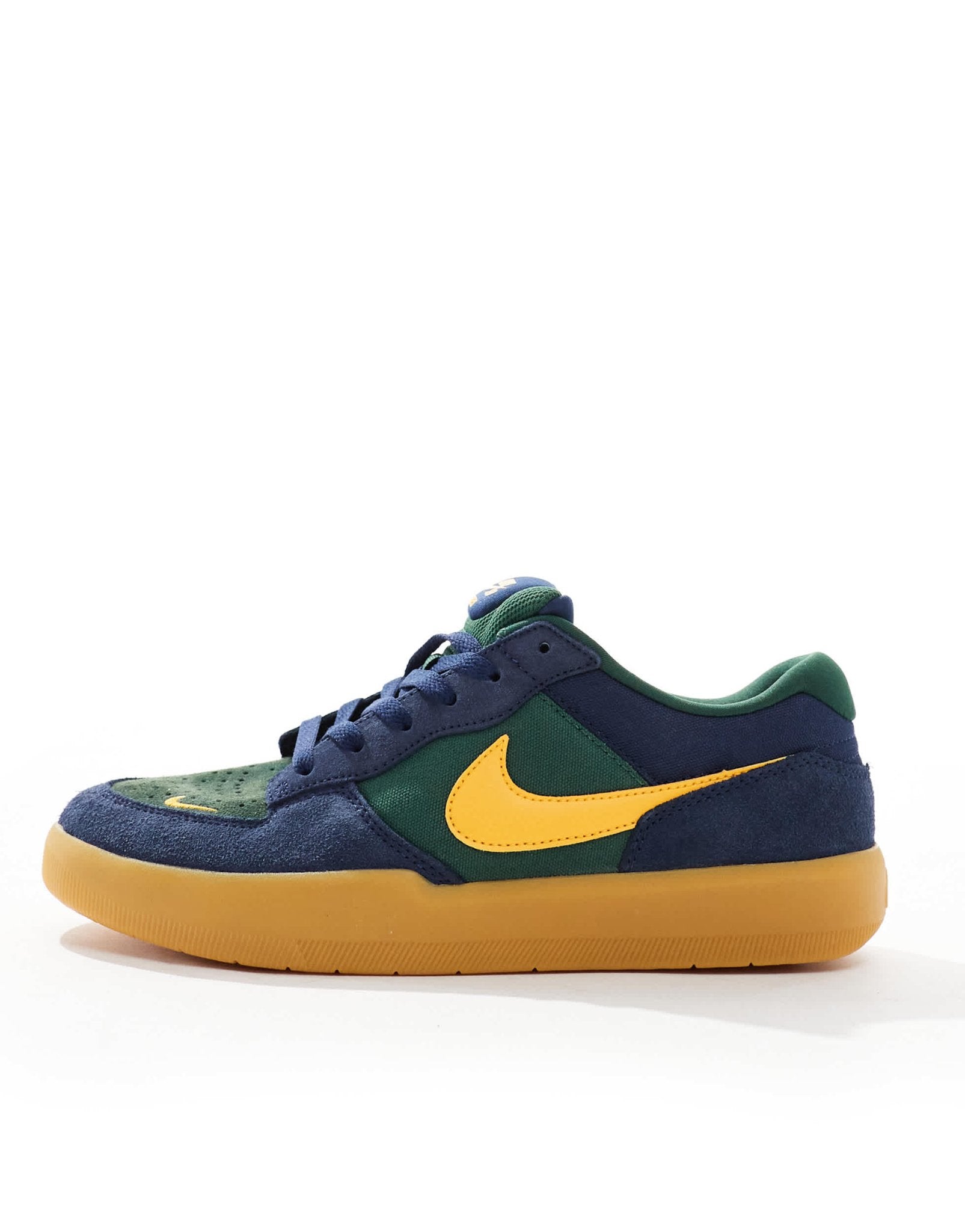 Nike SB Force 58 suede trainers in navy and yellow - ASOS Sample Sale EU Store