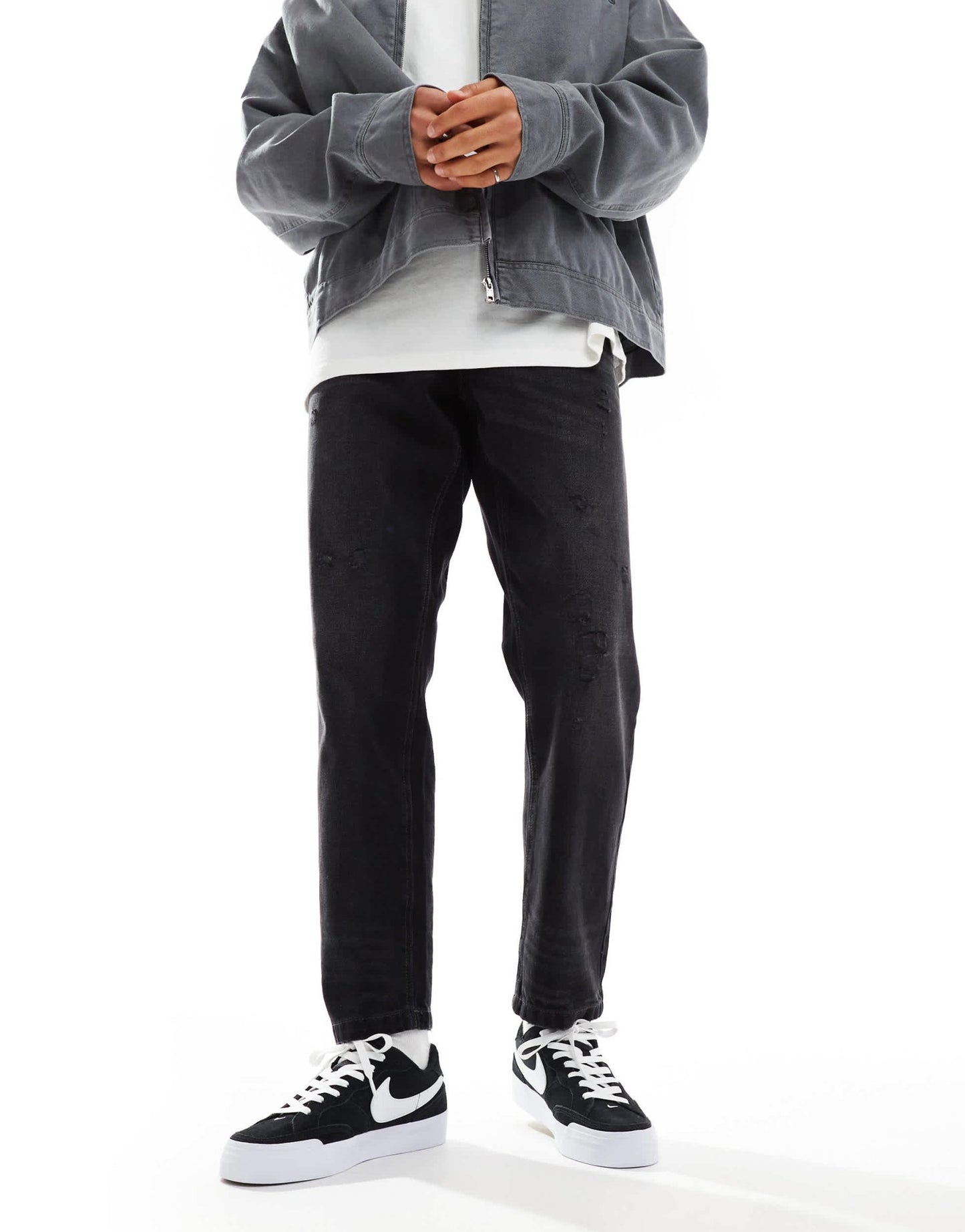 Nike SB Zoom Pogo Plus trainers in black and white - ASOS Sample Sale EU Store