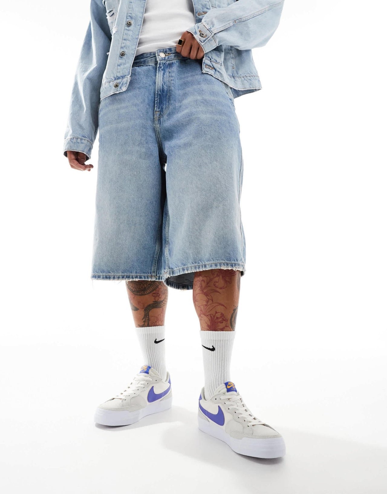 Nike SB Zoom Pogo Plus trainers in white and navy - ASOS Sample Sale EU Store
