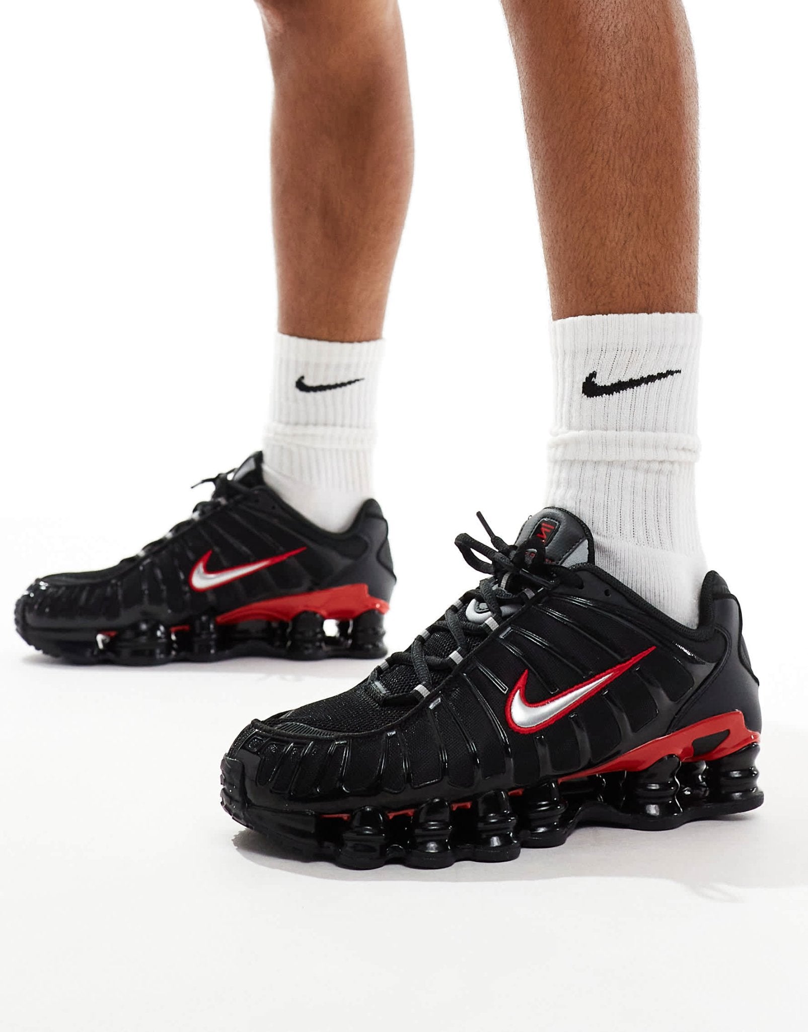 Nike Shox TL unisex trainers in black and red - ASOS Sample Sale EU Store