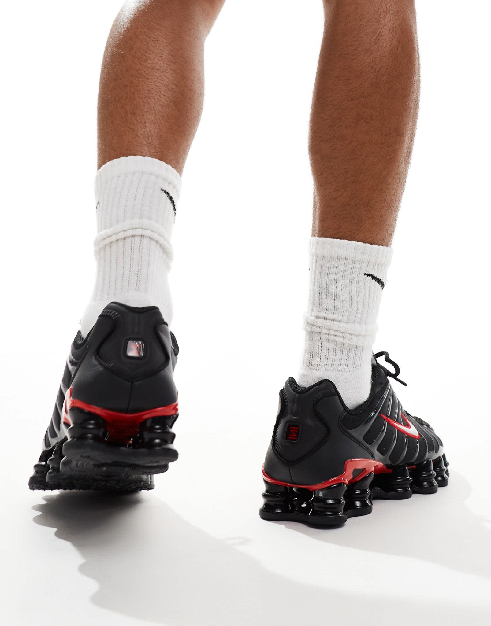 Nike Shox TL unisex trainers in black and red - ASOS Sample Sale EU Store