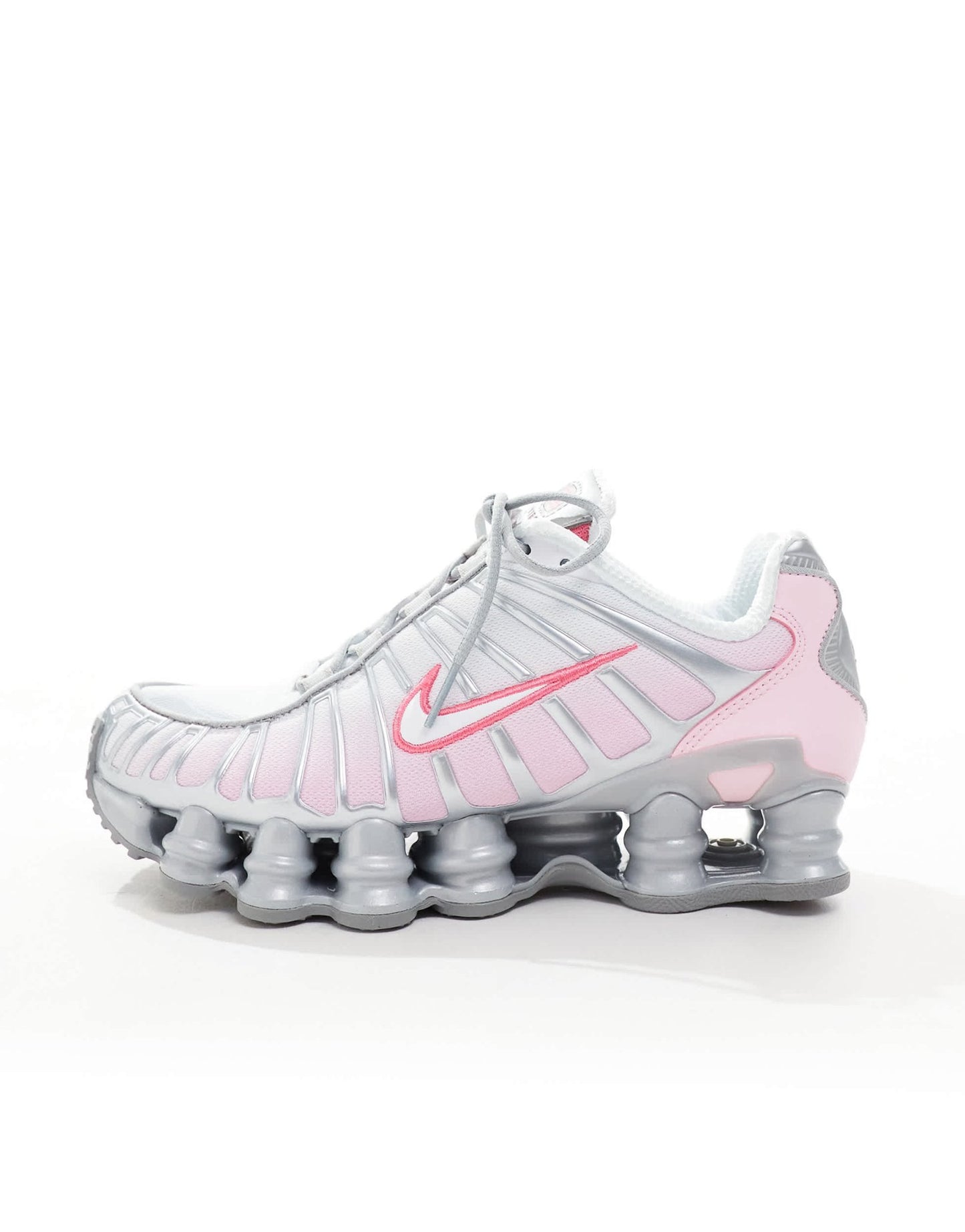 Nike Shox TL unisex trainers in metallic silver and pink - ASOS Sample Sale EU Store