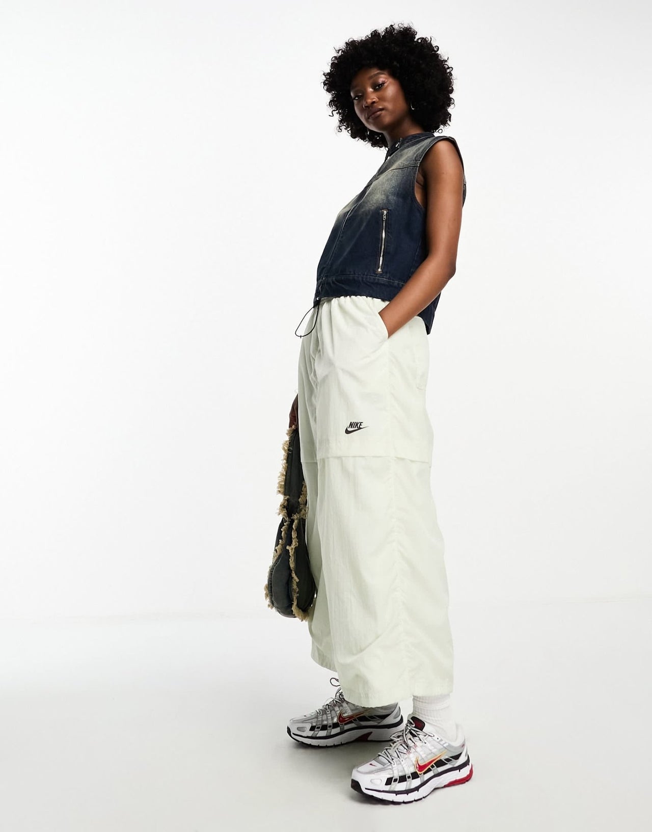 Nike Sport Utility woven cargo maxi skirt in sea glass green - ASOS Sample Sale EU Store