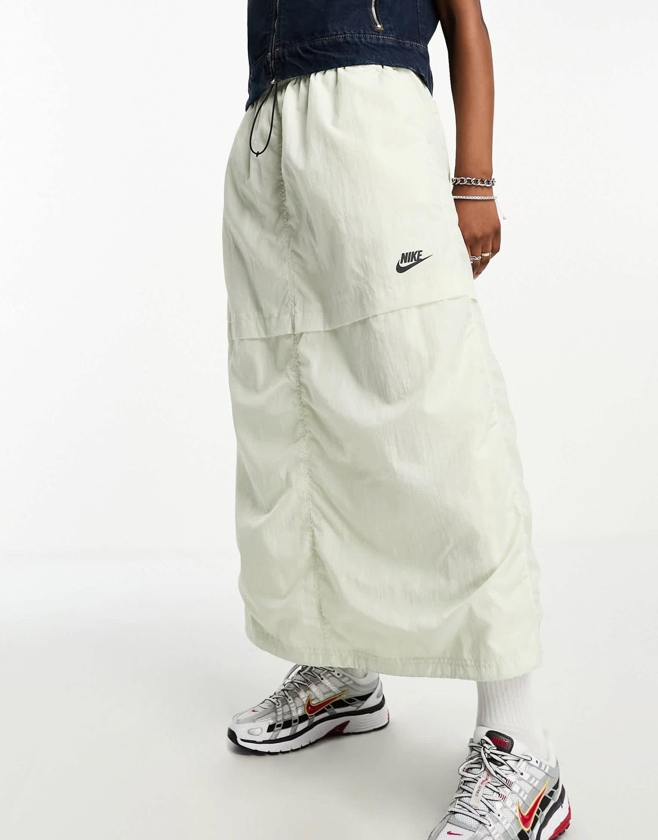 Nike Sport Utility woven cargo maxi skirt in sea glass green - ASOS Sample Sale EU Store